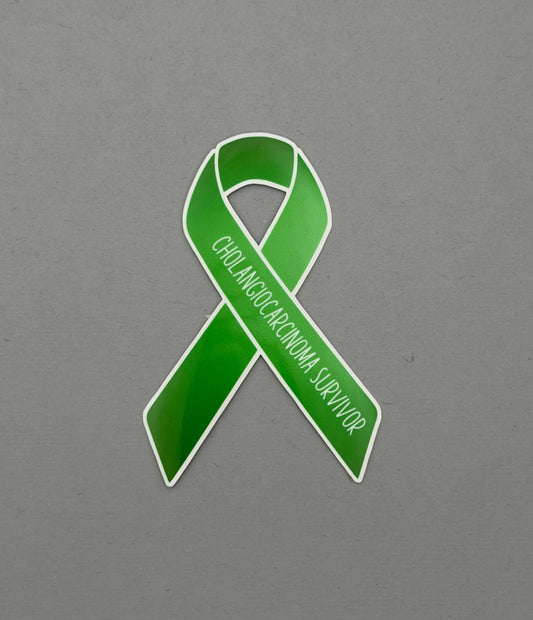 Cholangiocarcinoma Survivor Ribbon Sticker