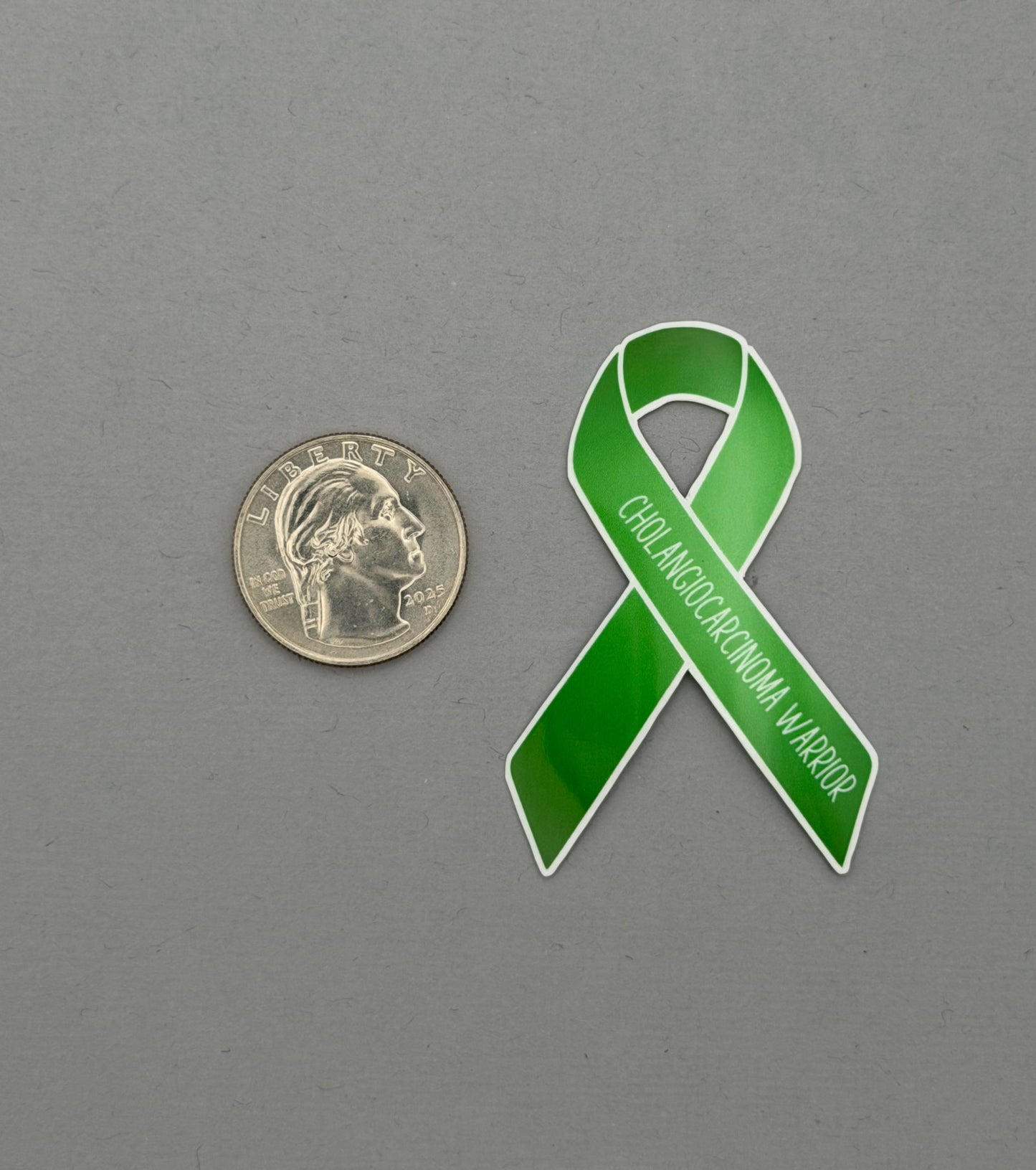 Cholangiocarcinoma Warrior Ribbon Sticker
