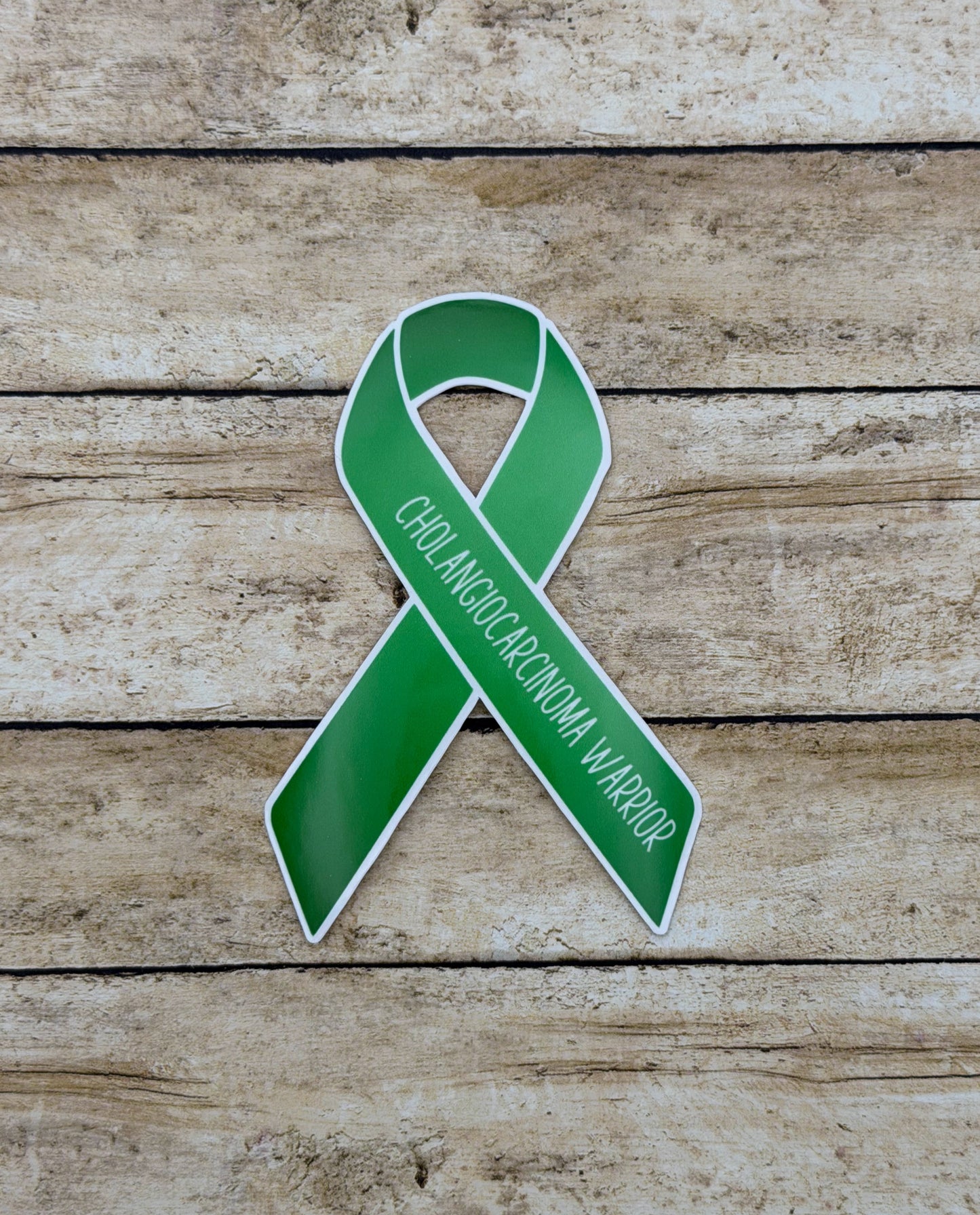 Cholangiocarcinoma Warrior Ribbon Sticker