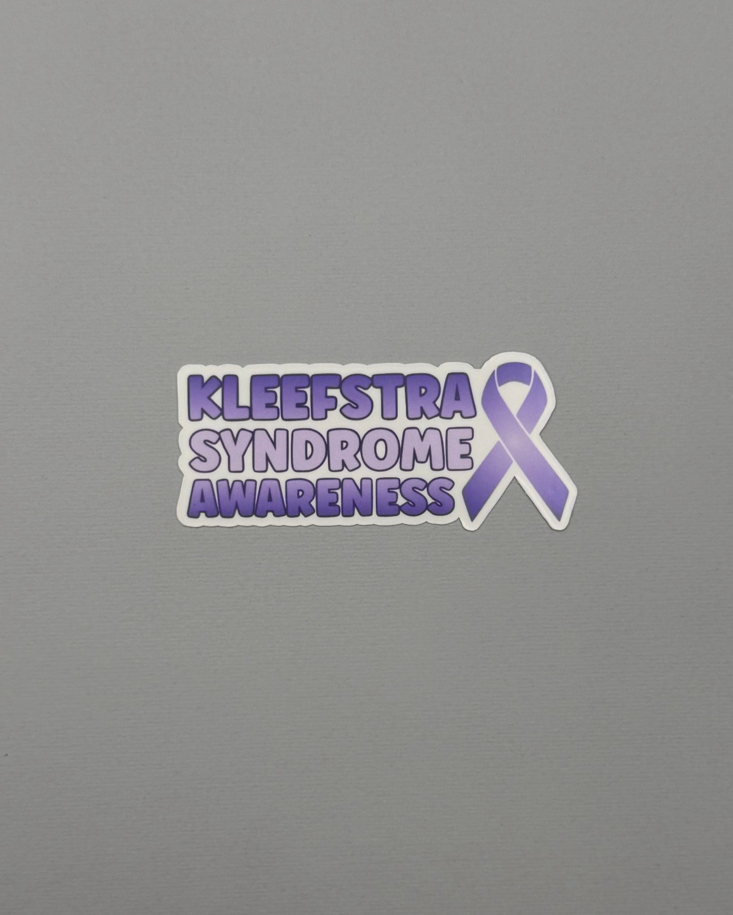 Kleefstra Syndrome Awareness with Ribbon Sticker or Magnet