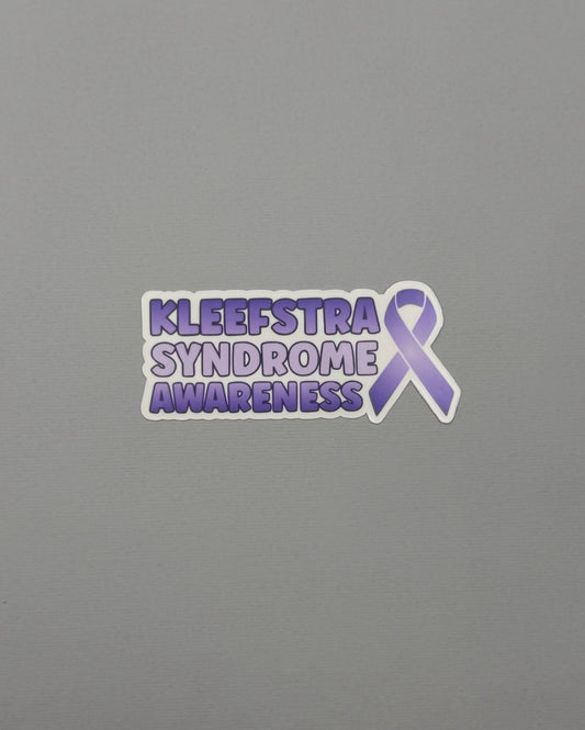 Kleefstra Syndrome Awareness with Ribbon Sticker or Magnet