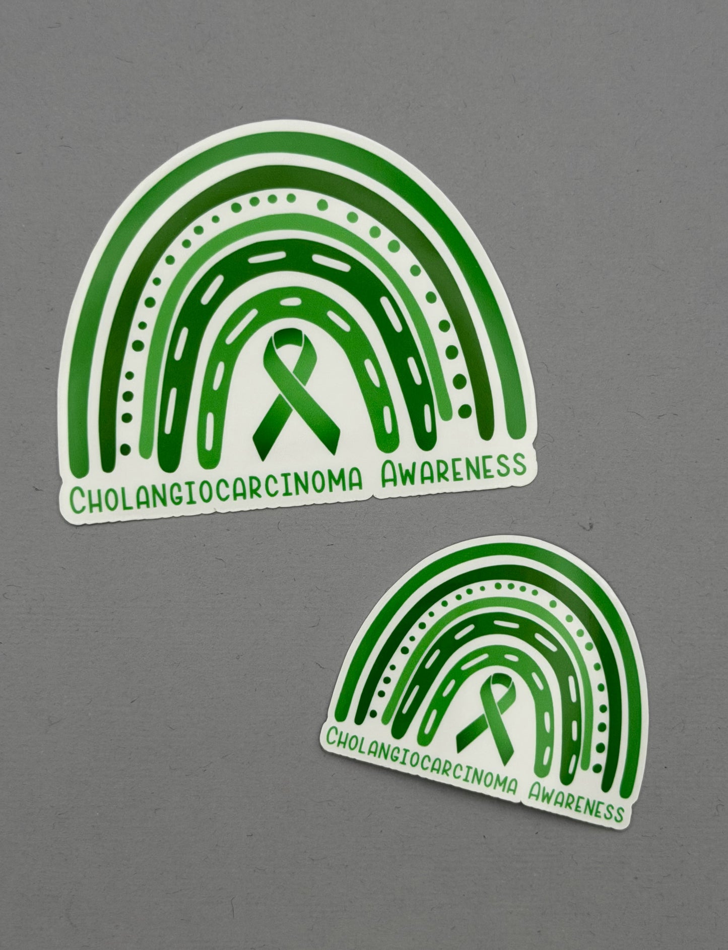 Cholangiocarcinoma Awareness Rainbow Sticker