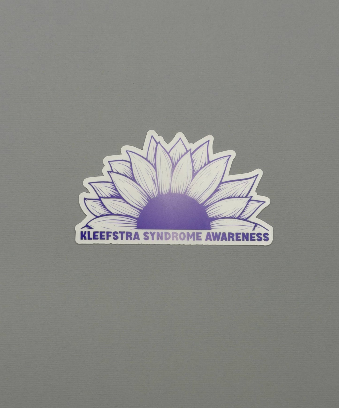 Kleefstra Syndrome Awareness Sunflower Sticker or Magnet