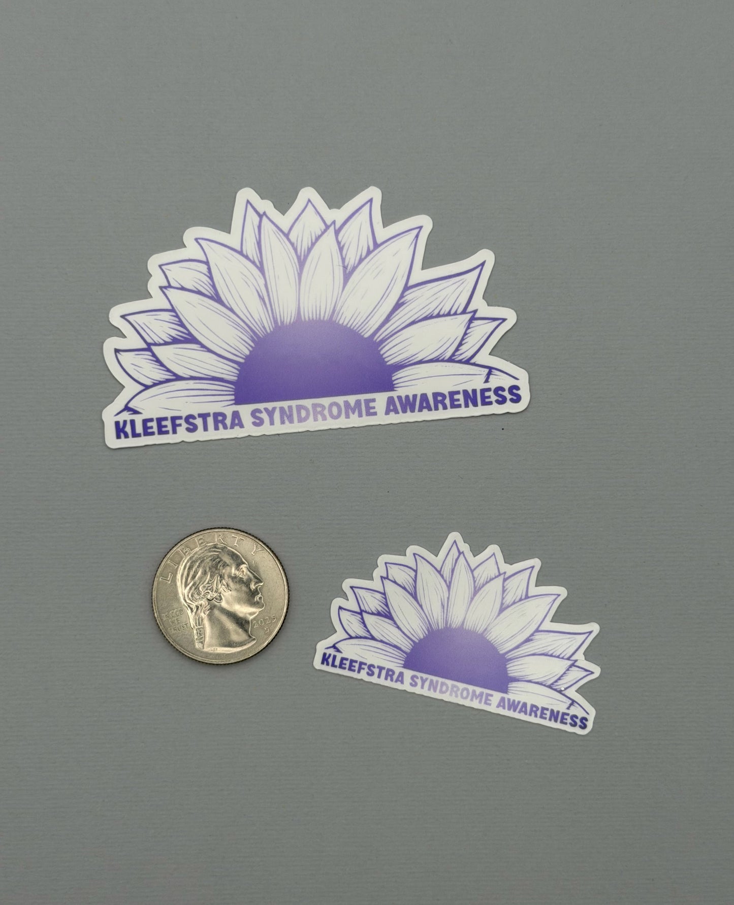 Kleefstra Syndrome Awareness Sunflower Sticker or Magnet