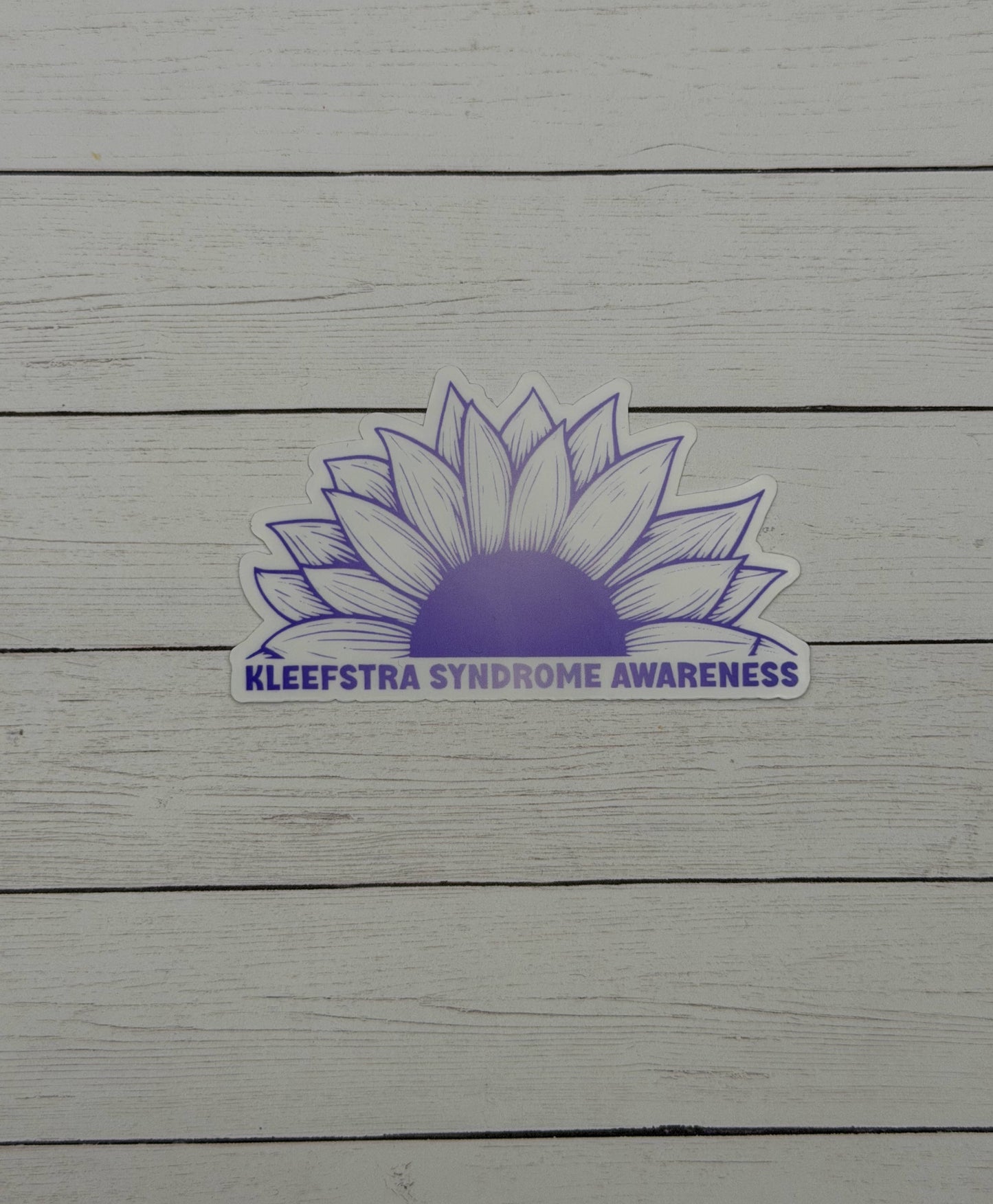 Kleefstra Syndrome Awareness Sunflower Sticker or Magnet
