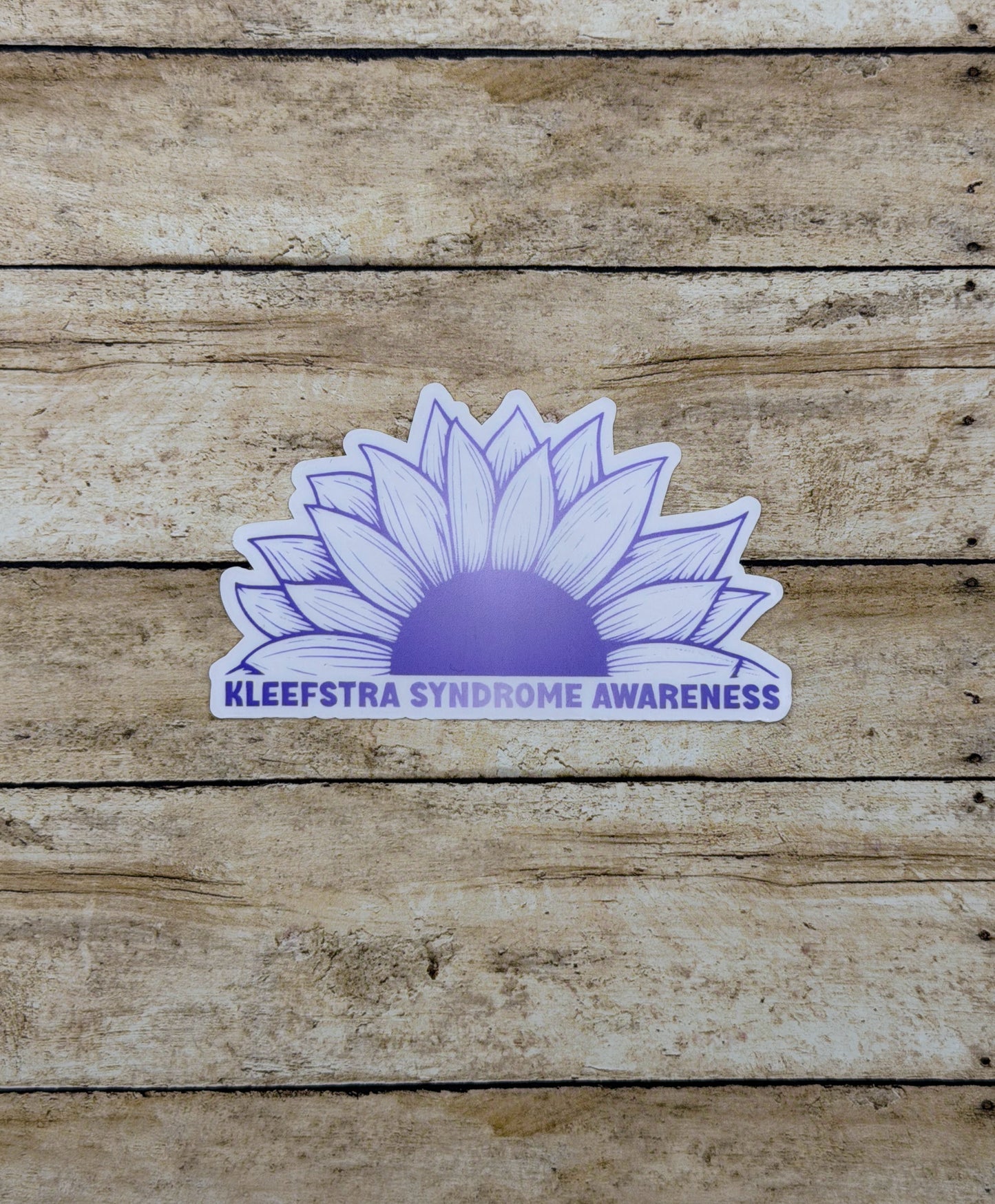 Kleefstra Syndrome Awareness Sunflower Sticker or Magnet