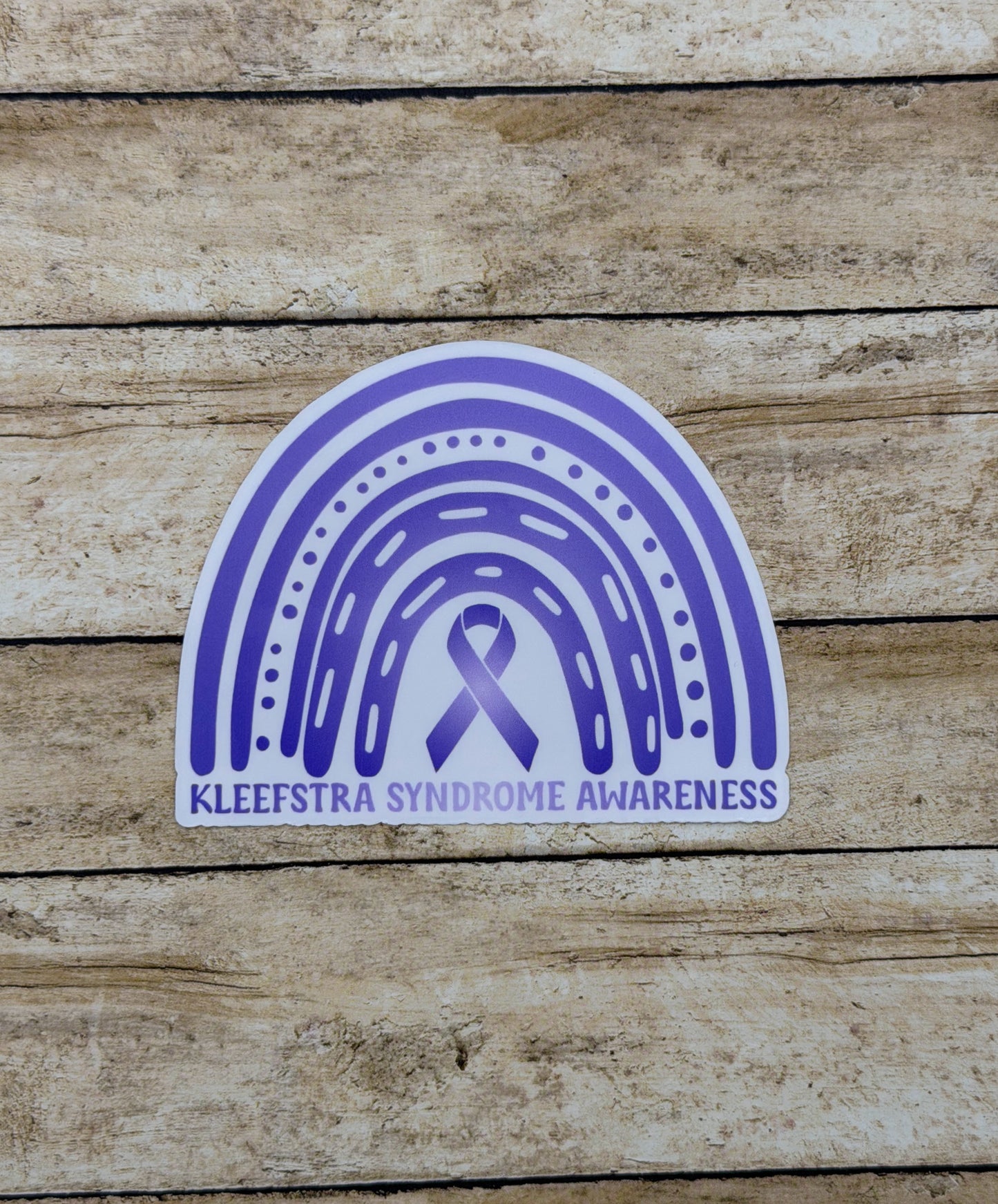Kleefstra Syndrome Awareness Rainbow Sticker or Magnet