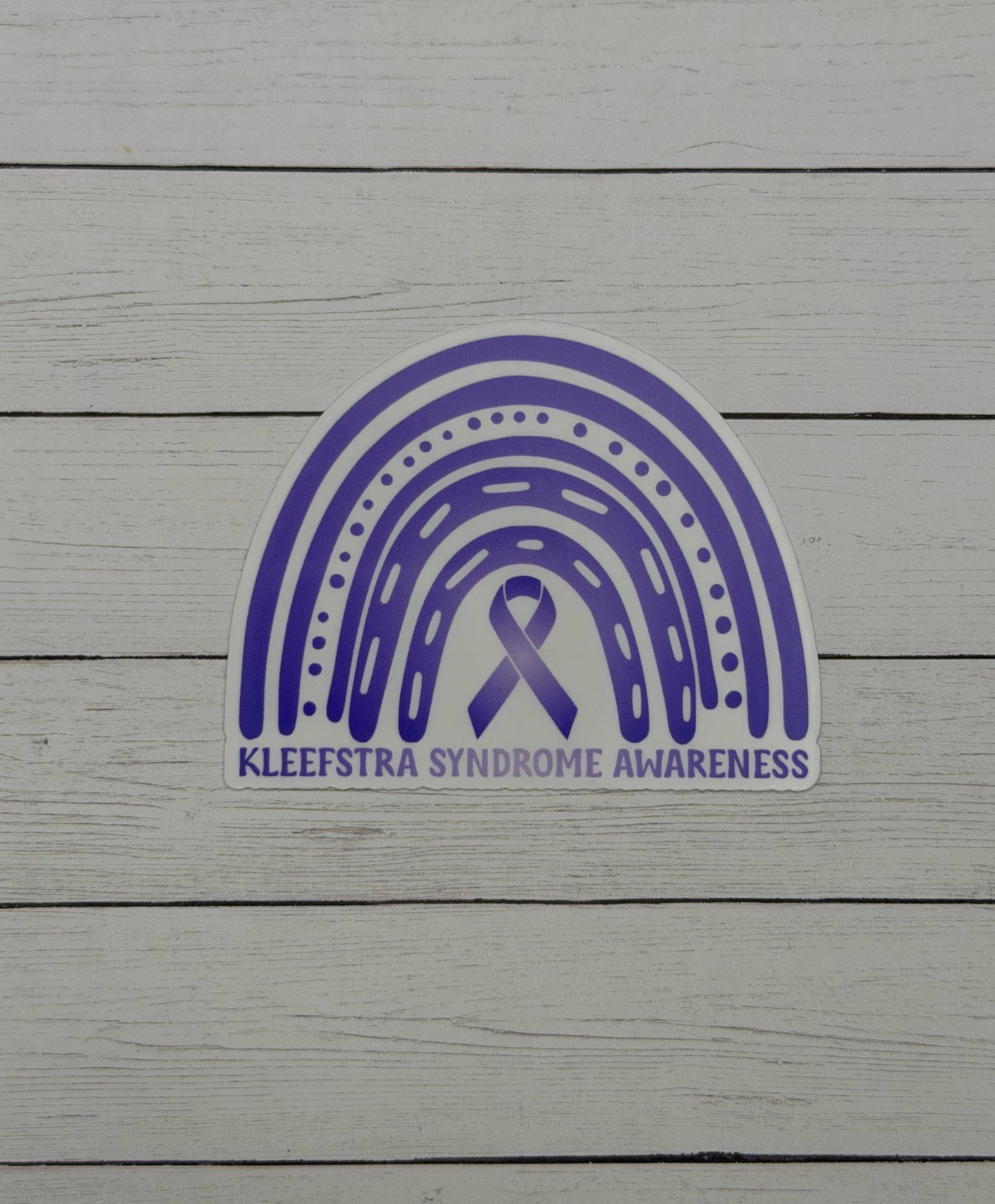 Kleefstra Syndrome Awareness Rainbow Sticker or Magnet