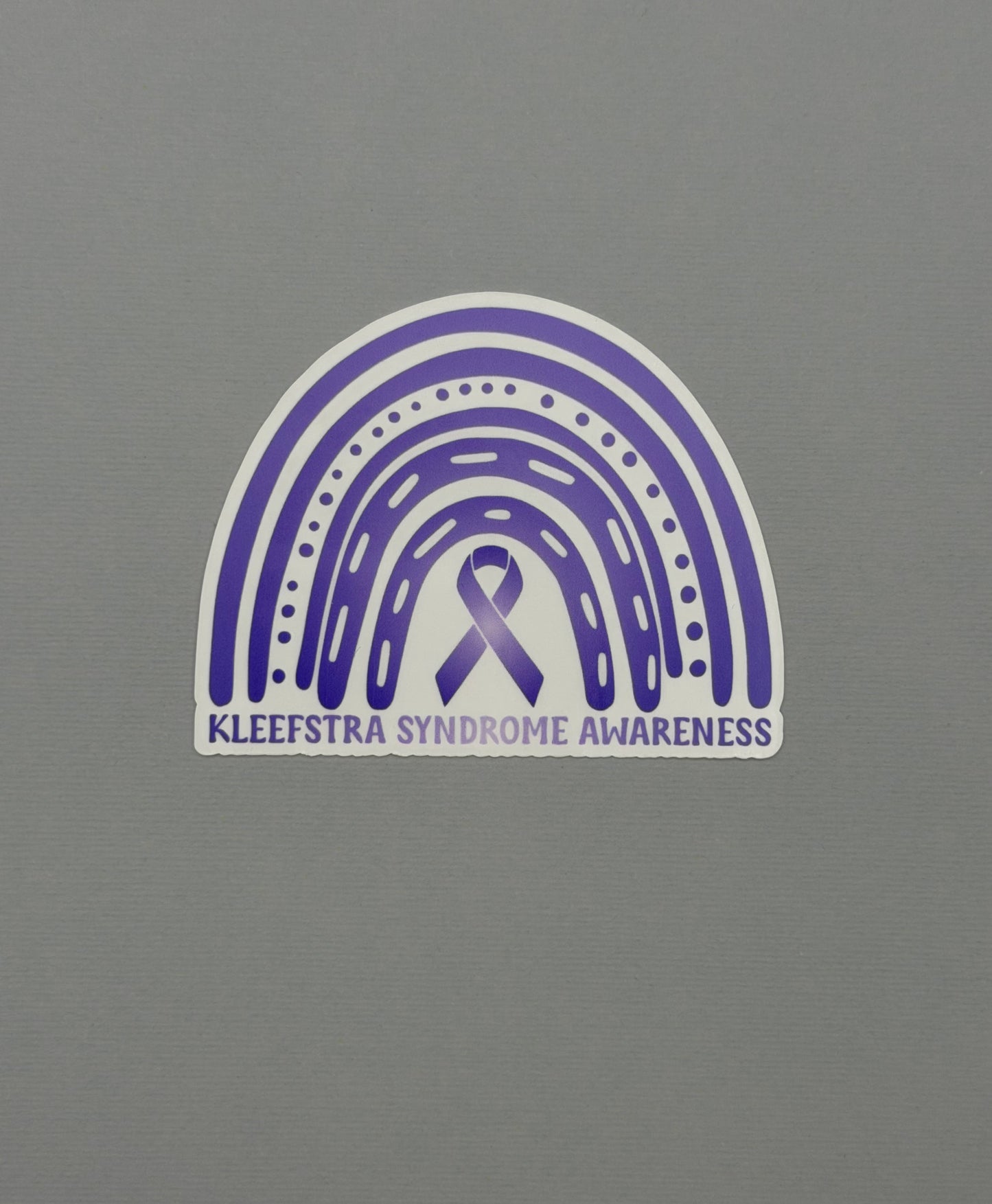 Kleefstra Syndrome Awareness Rainbow Sticker or Magnet