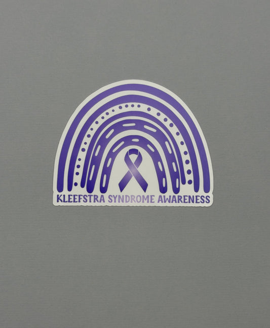 Kleefstra Syndrome Awareness Rainbow Sticker or Magnet