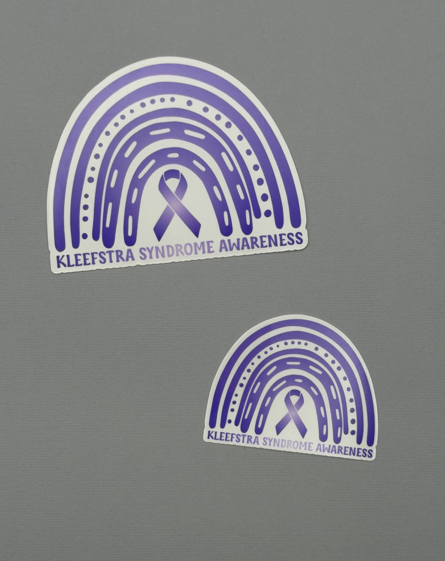 Kleefstra Syndrome Awareness Rainbow Sticker or Magnet