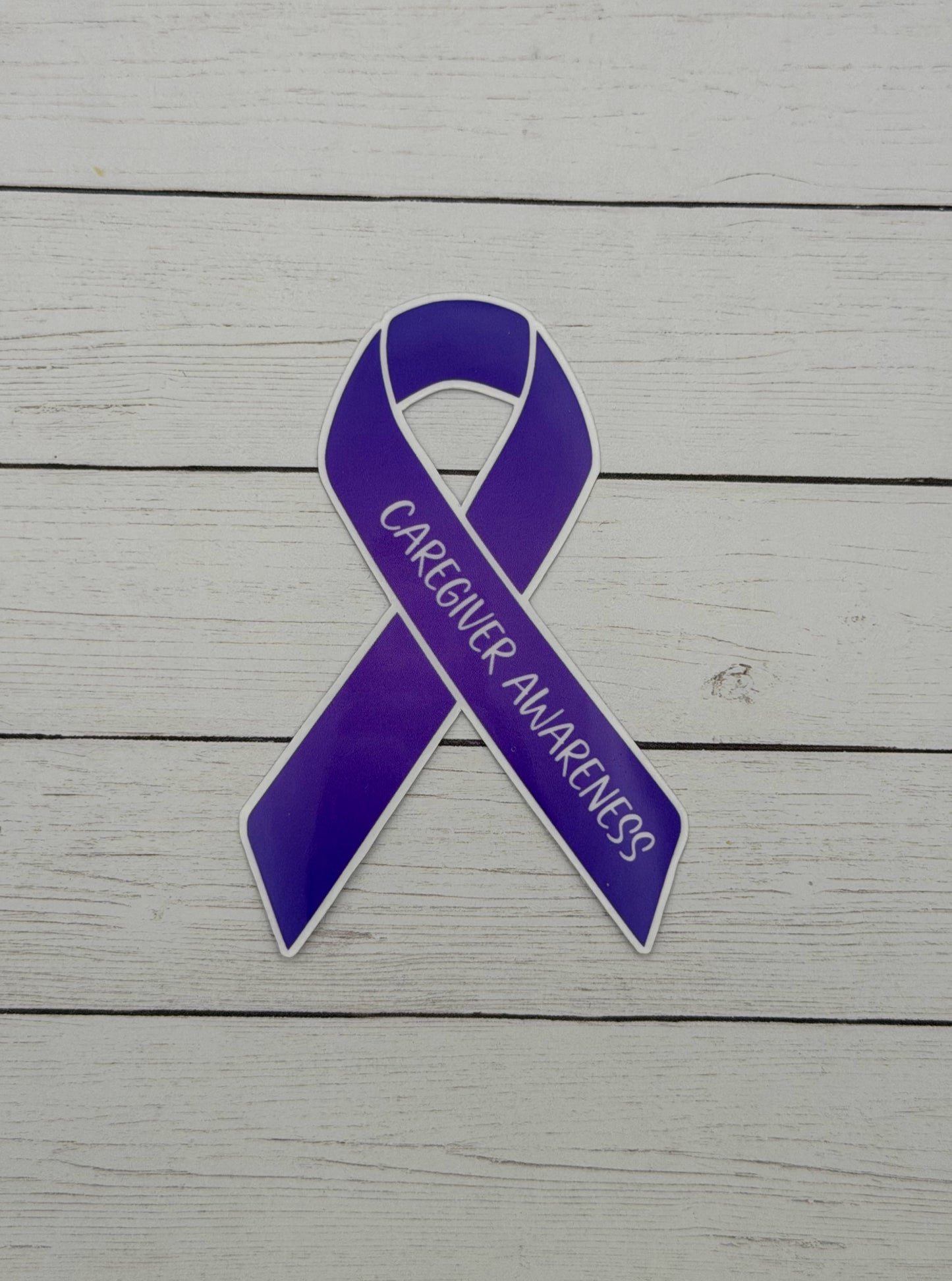 Caregiver Awareness Ribbon Sticker