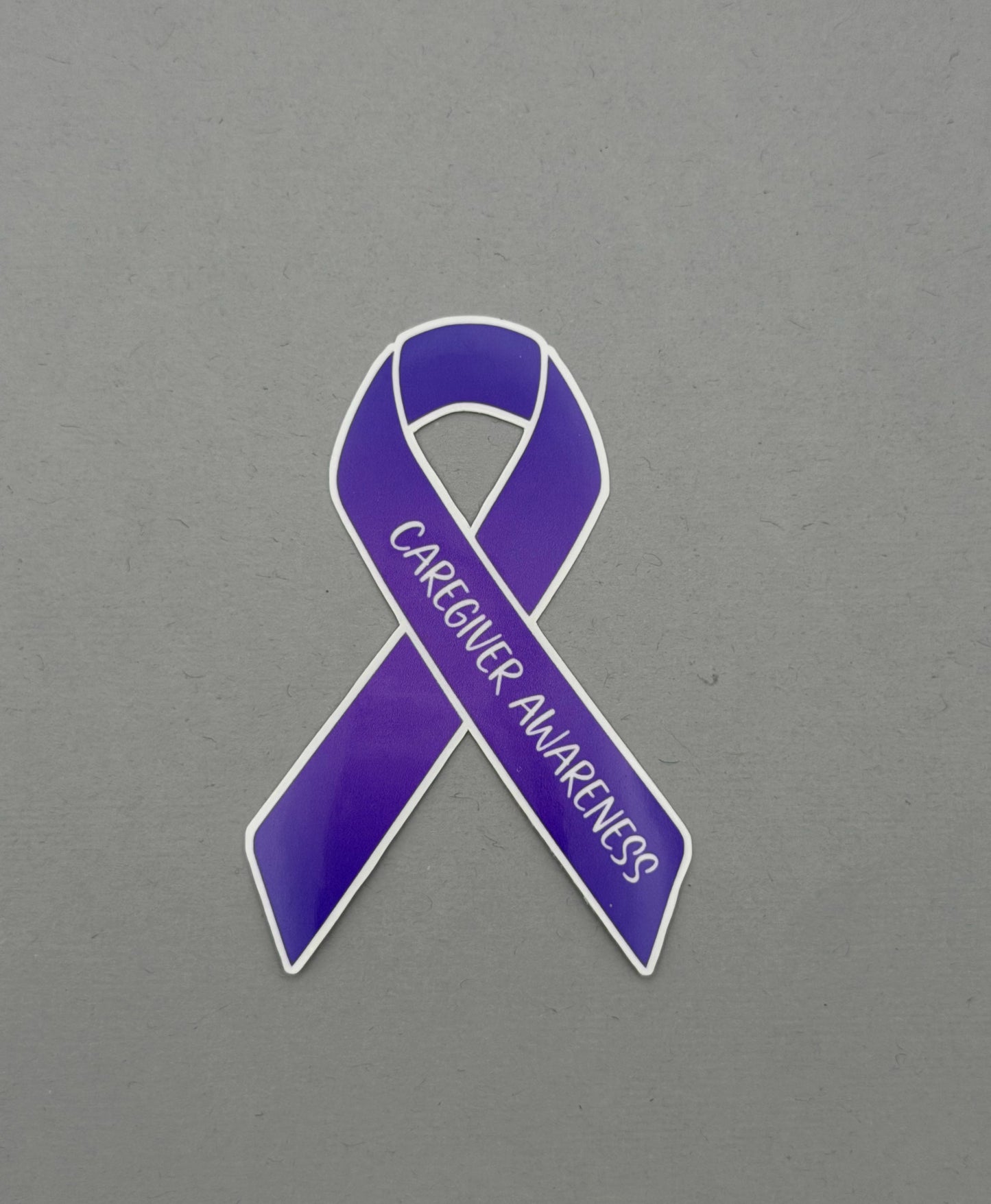 Caregiver Awareness Ribbon Sticker