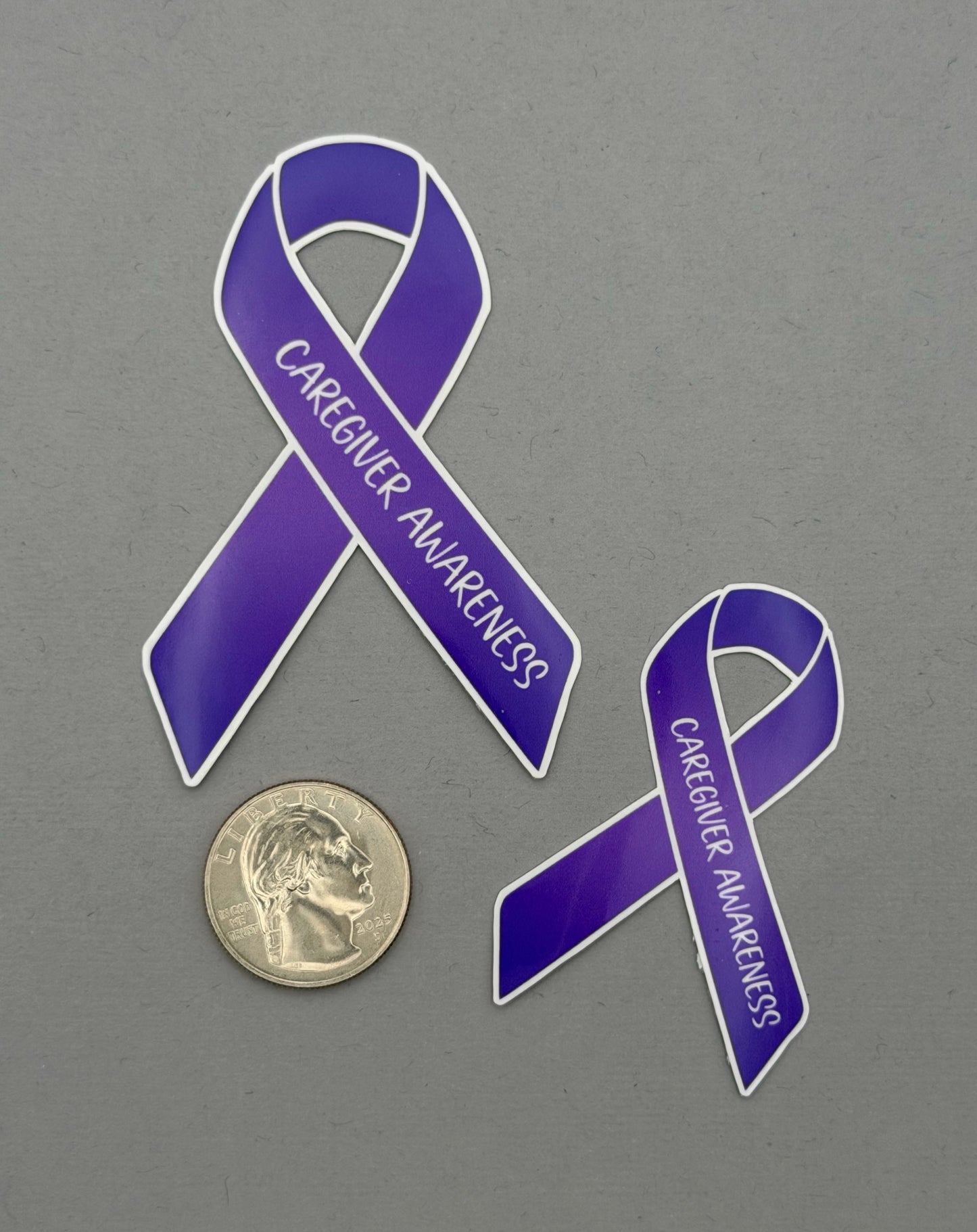 Caregiver Awareness Ribbon Sticker