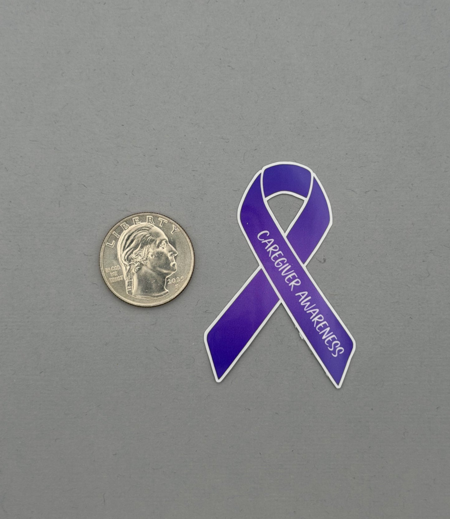 Caregiver Awareness Ribbon Sticker