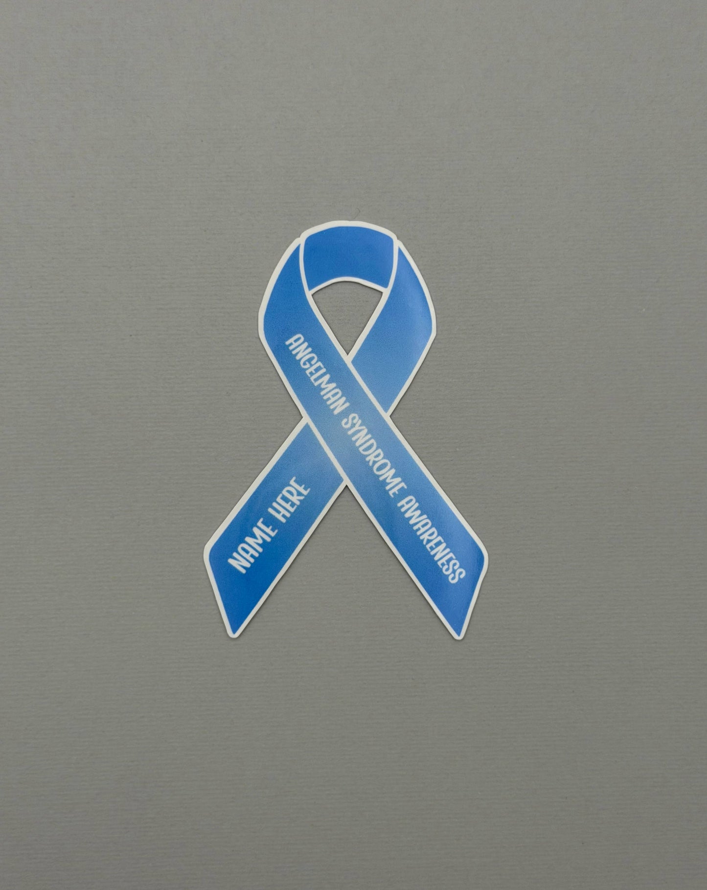 Angelman Syndrome Awareness Custom Ribbon Sticker or Magnet