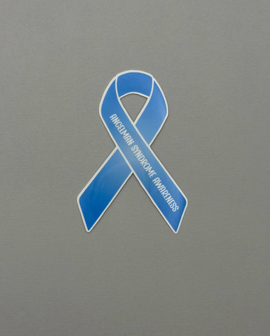 Angelman Syndrome Awareness Ribbon Sticker or Magnet