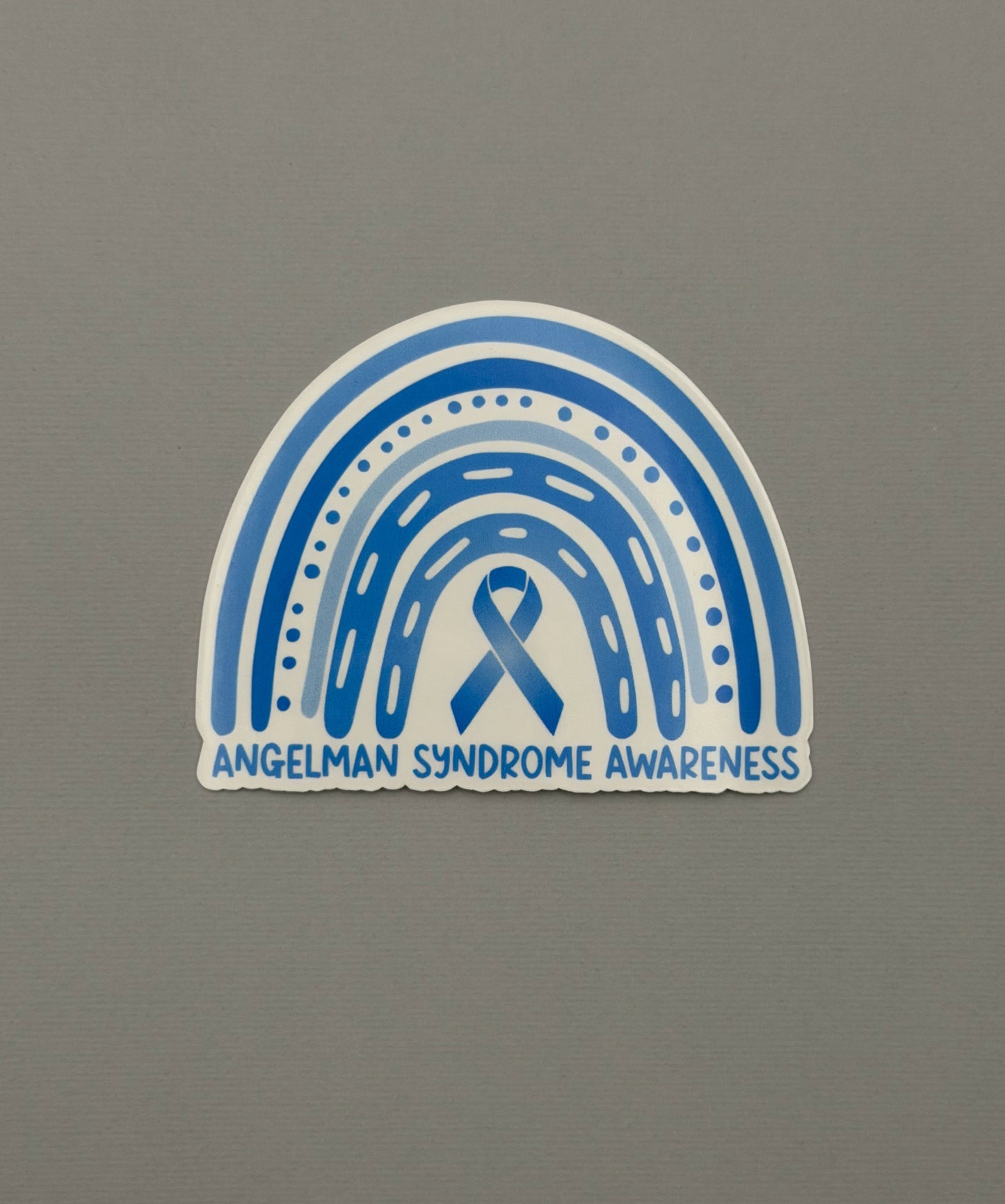 Angelman Syndrome Awareness Rainbow Sticker or Magnet