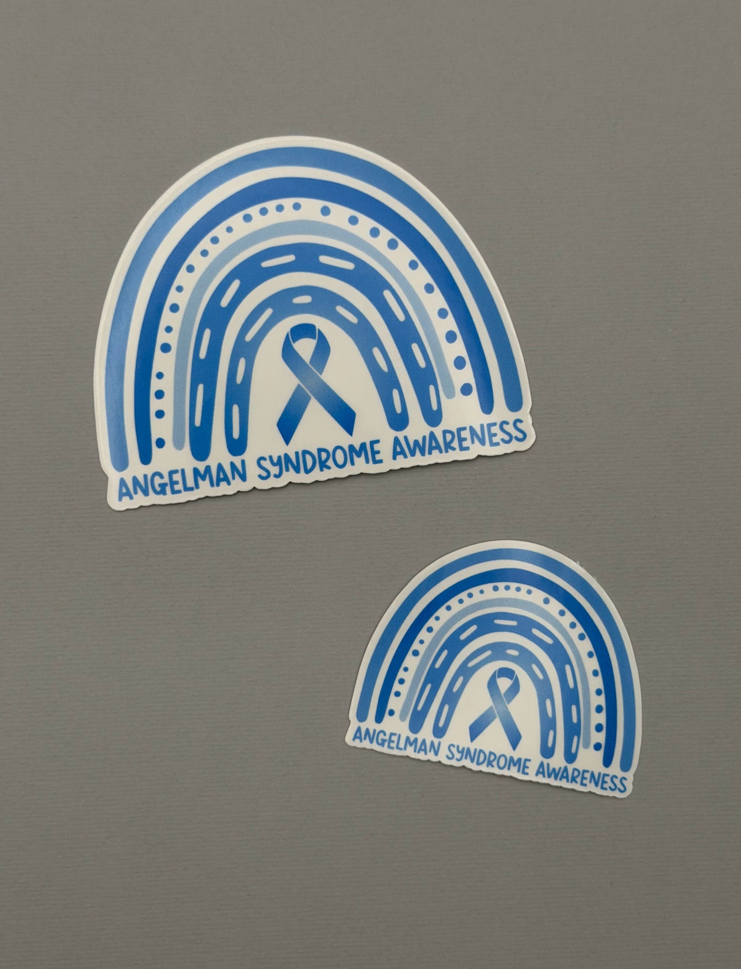 Angelman Syndrome Awareness Rainbow Sticker or Magnet