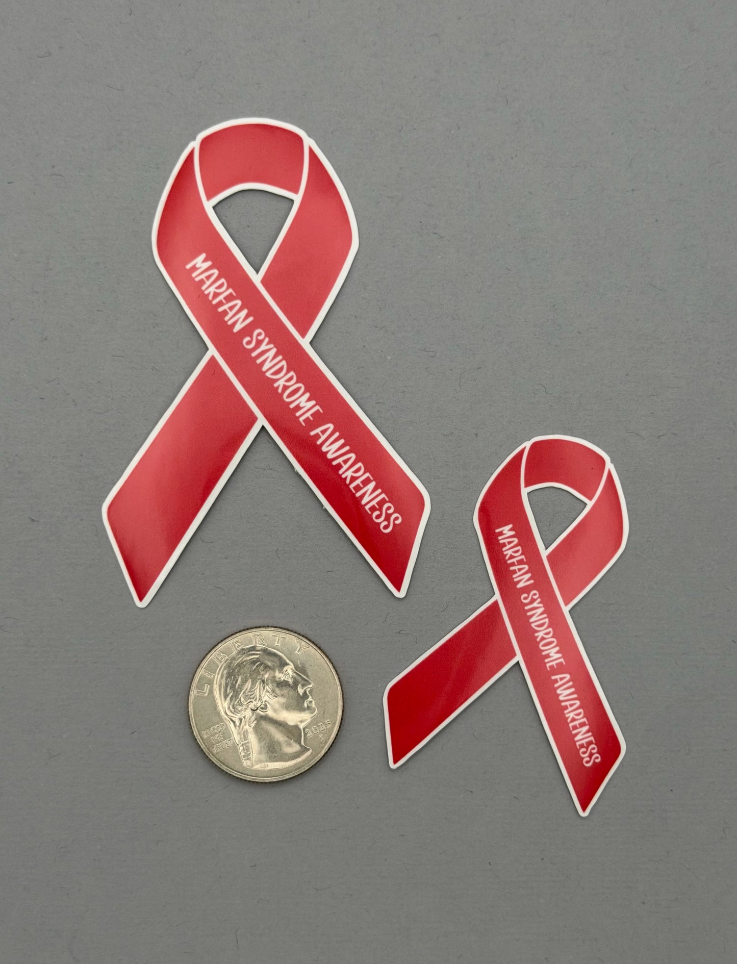 Marfan Syndrome Awareness Ribbon Sticker