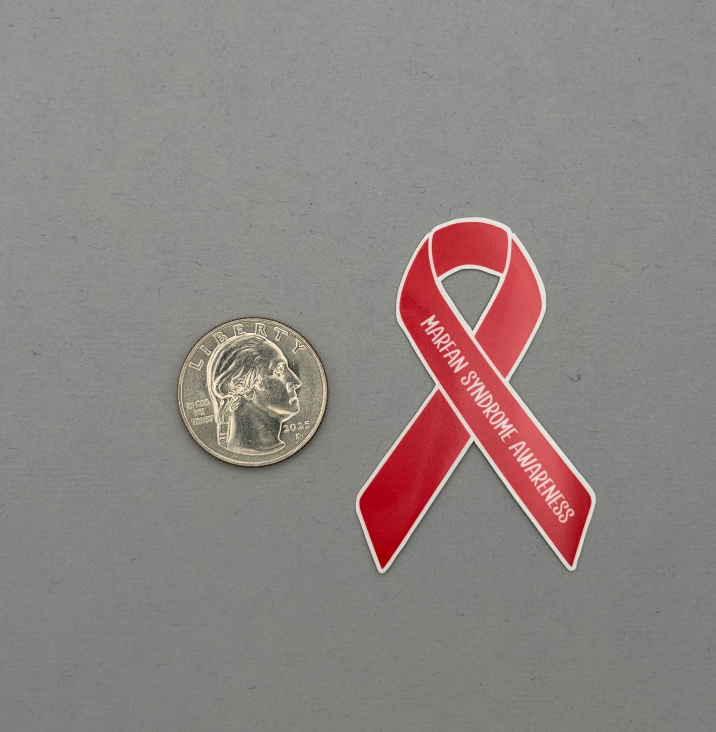 Marfan Syndrome Awareness Ribbon Sticker