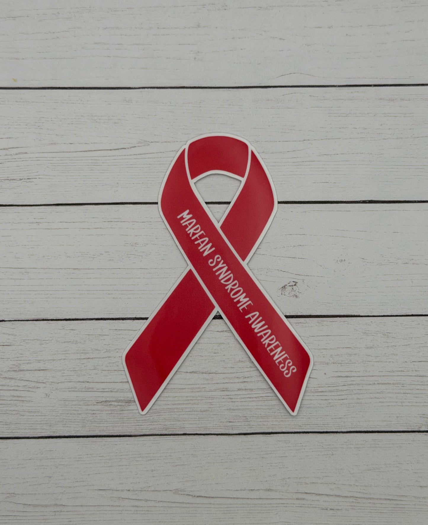 Marfan Syndrome Awareness Ribbon Sticker