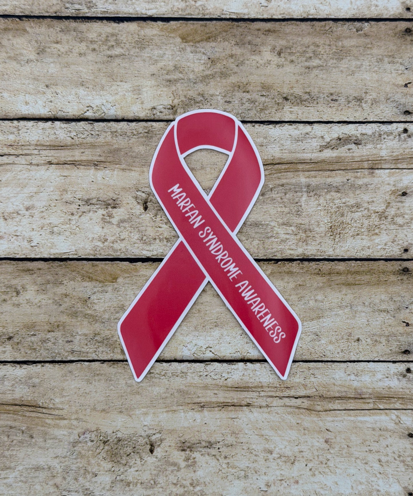 Marfan Syndrome Awareness Ribbon Sticker