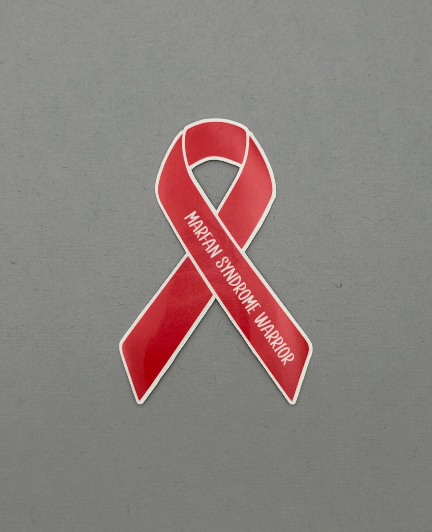 Marfan Syndrome Warrior Ribbon Sticker