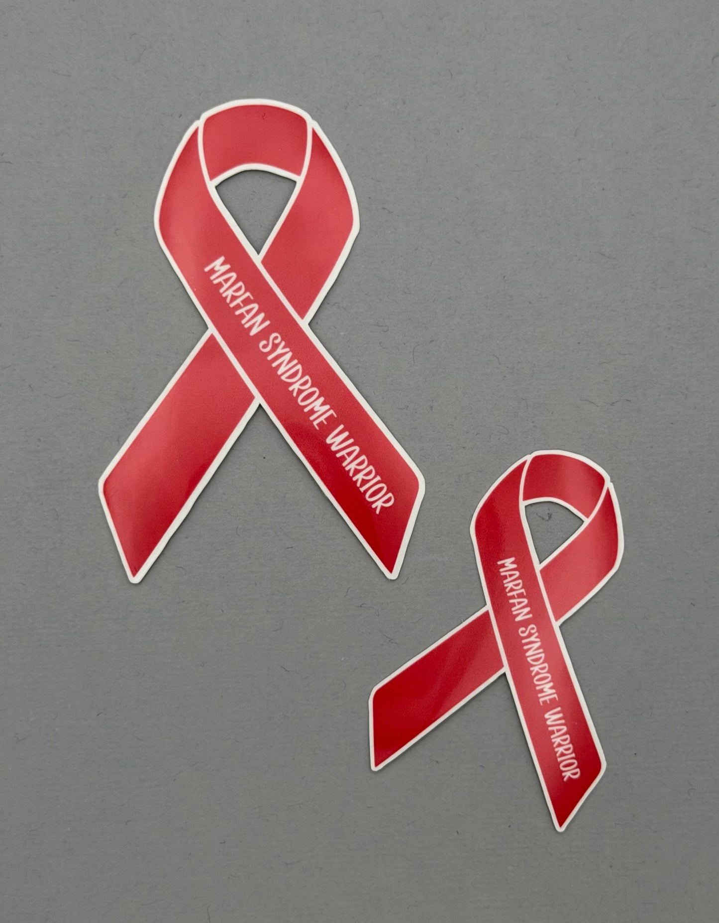 Marfan Syndrome Warrior Ribbon Sticker