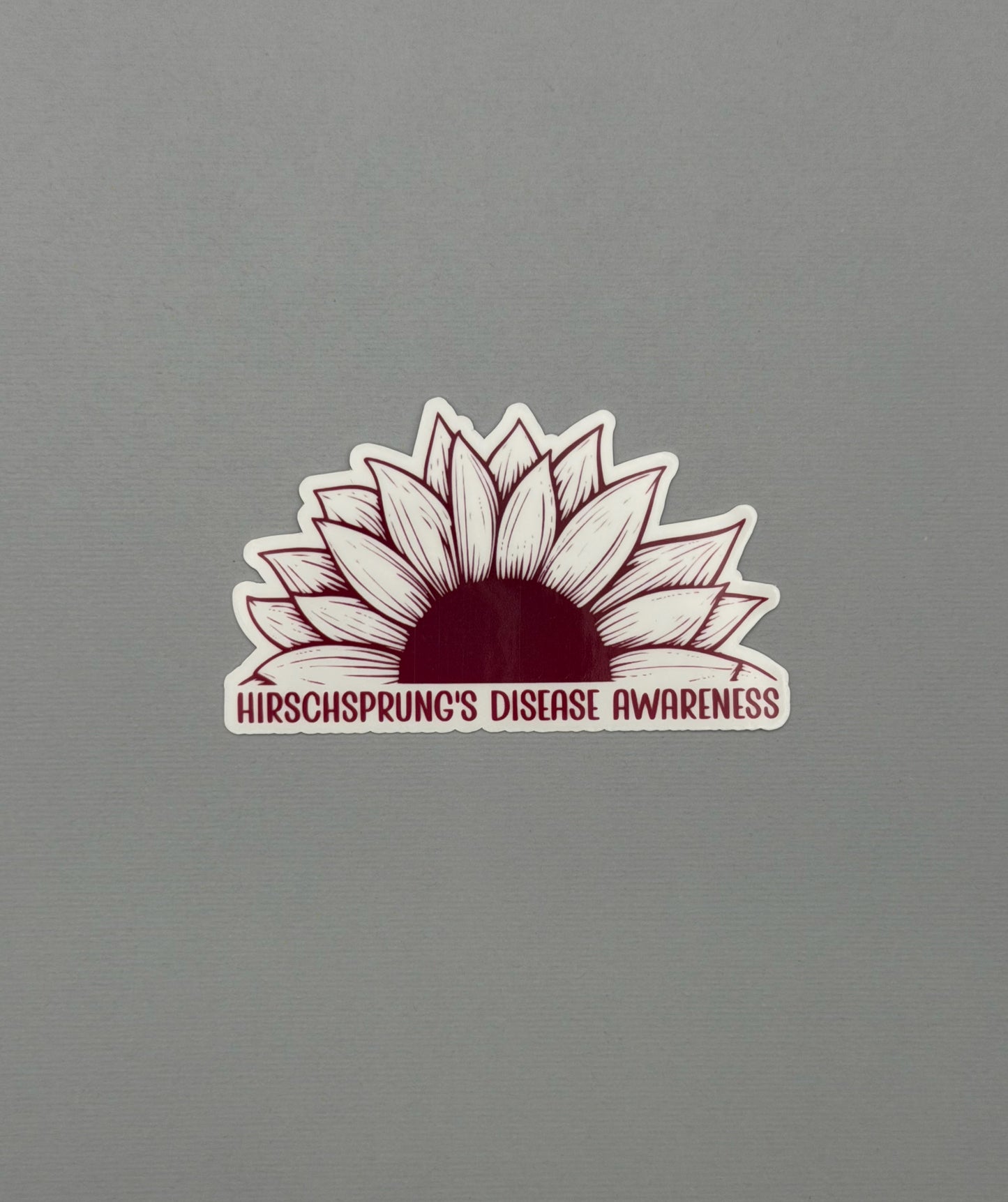 Hirschsprung's Disease Awareness Sunflower Sticker or Magnet