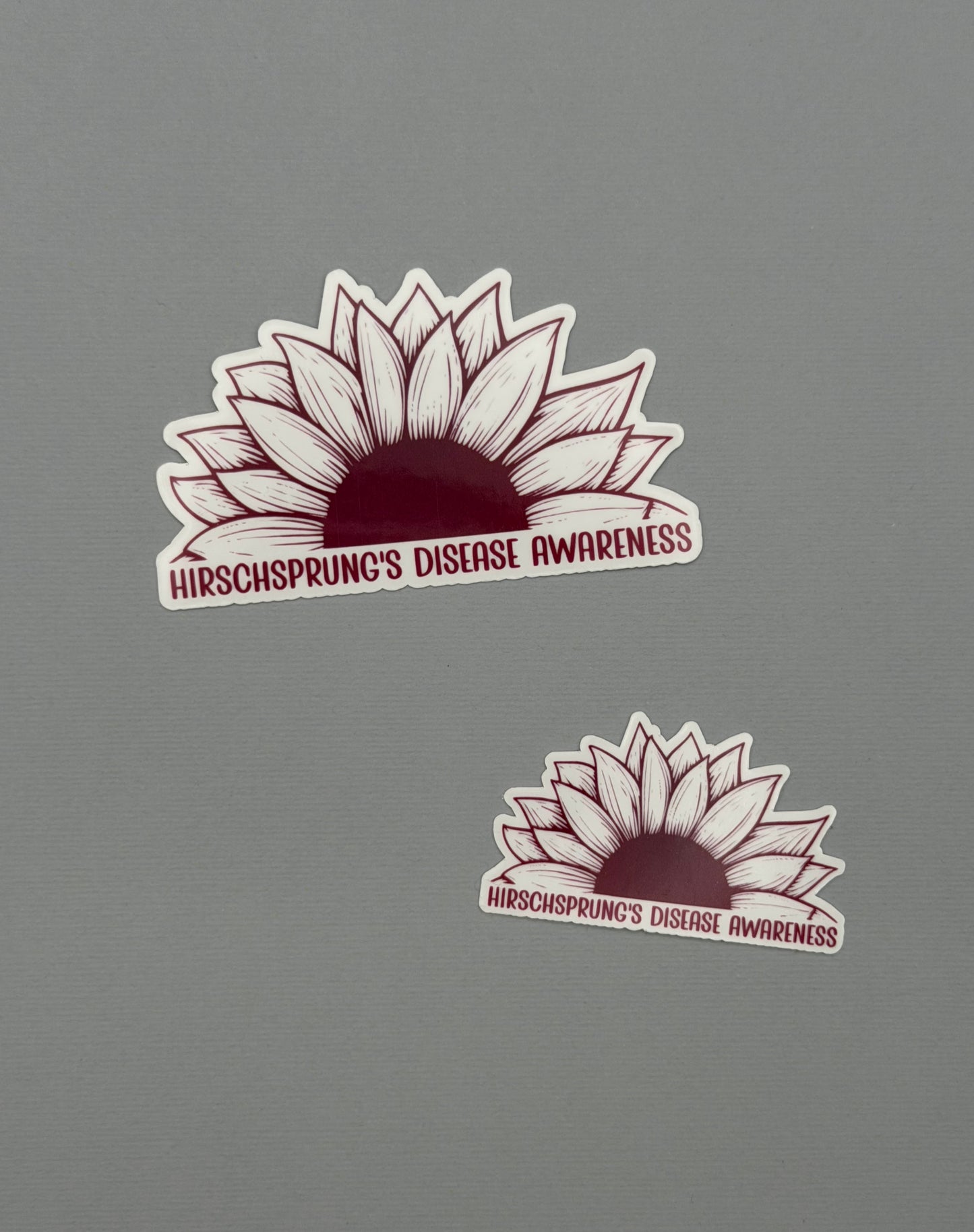 Hirschsprung's Disease Awareness Sunflower Sticker or Magnet