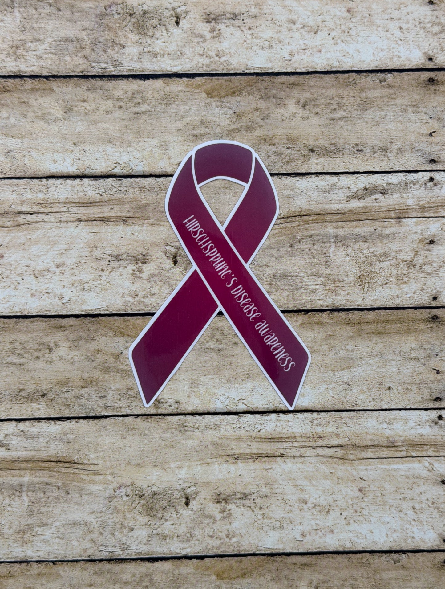 Hirschsprung's Disease Awareness Ribbon Sticker or Magnet