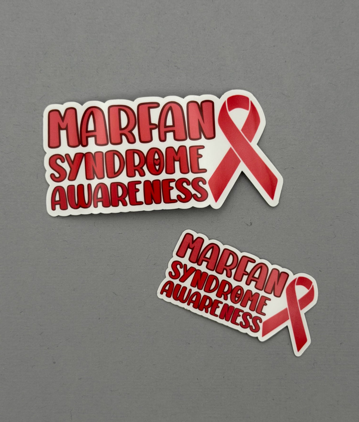 Marfan Syndrome Awareness with Ribbon Sticker