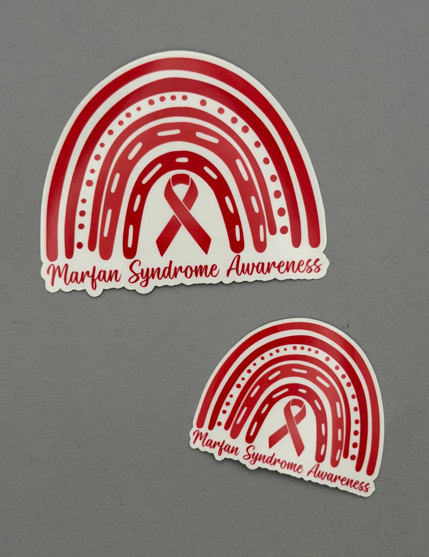 Marfan Syndrome Awareness Rainbow Sticker
