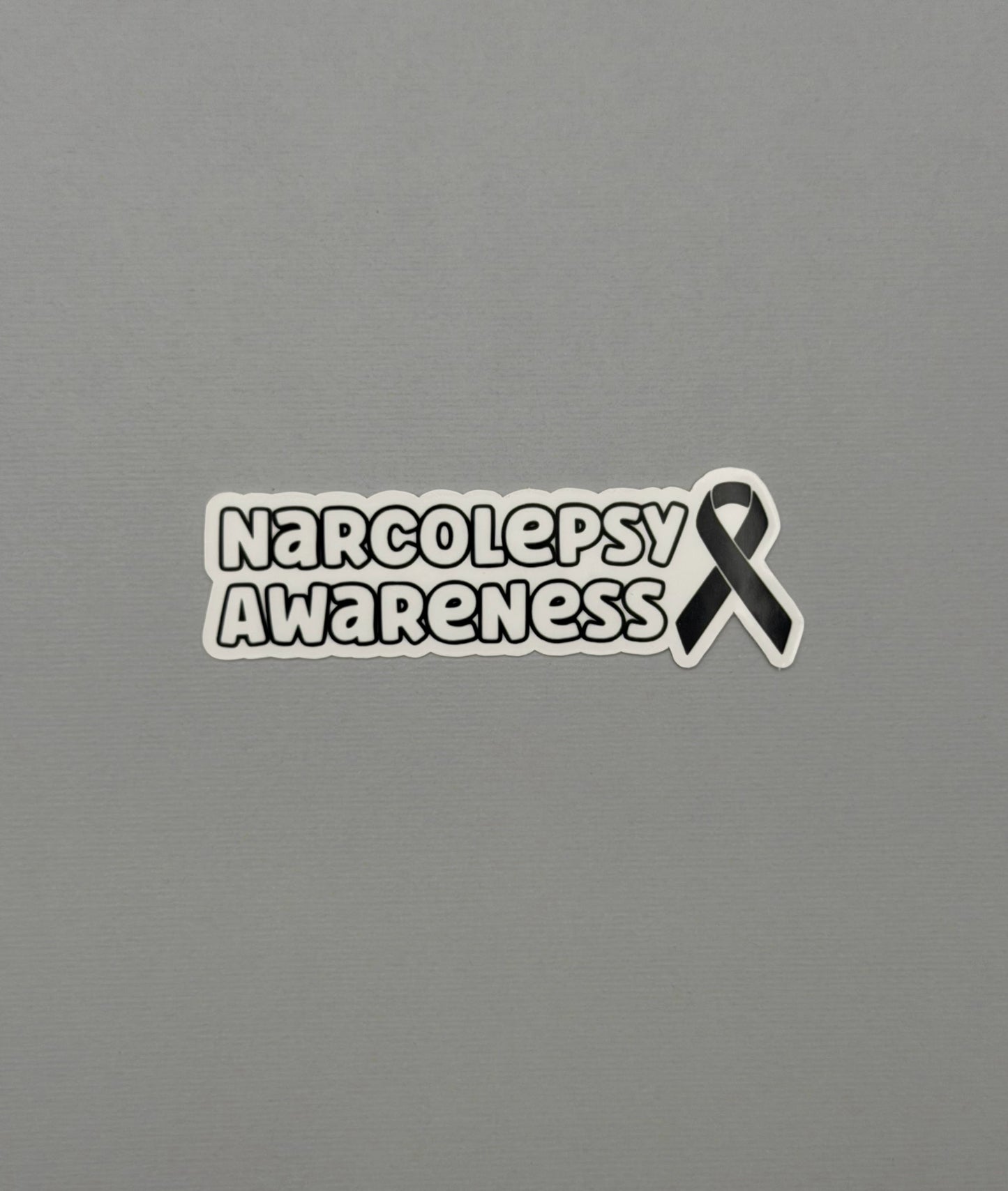 Narcolepsy Awareness with Ribbon Sticker or Magnet