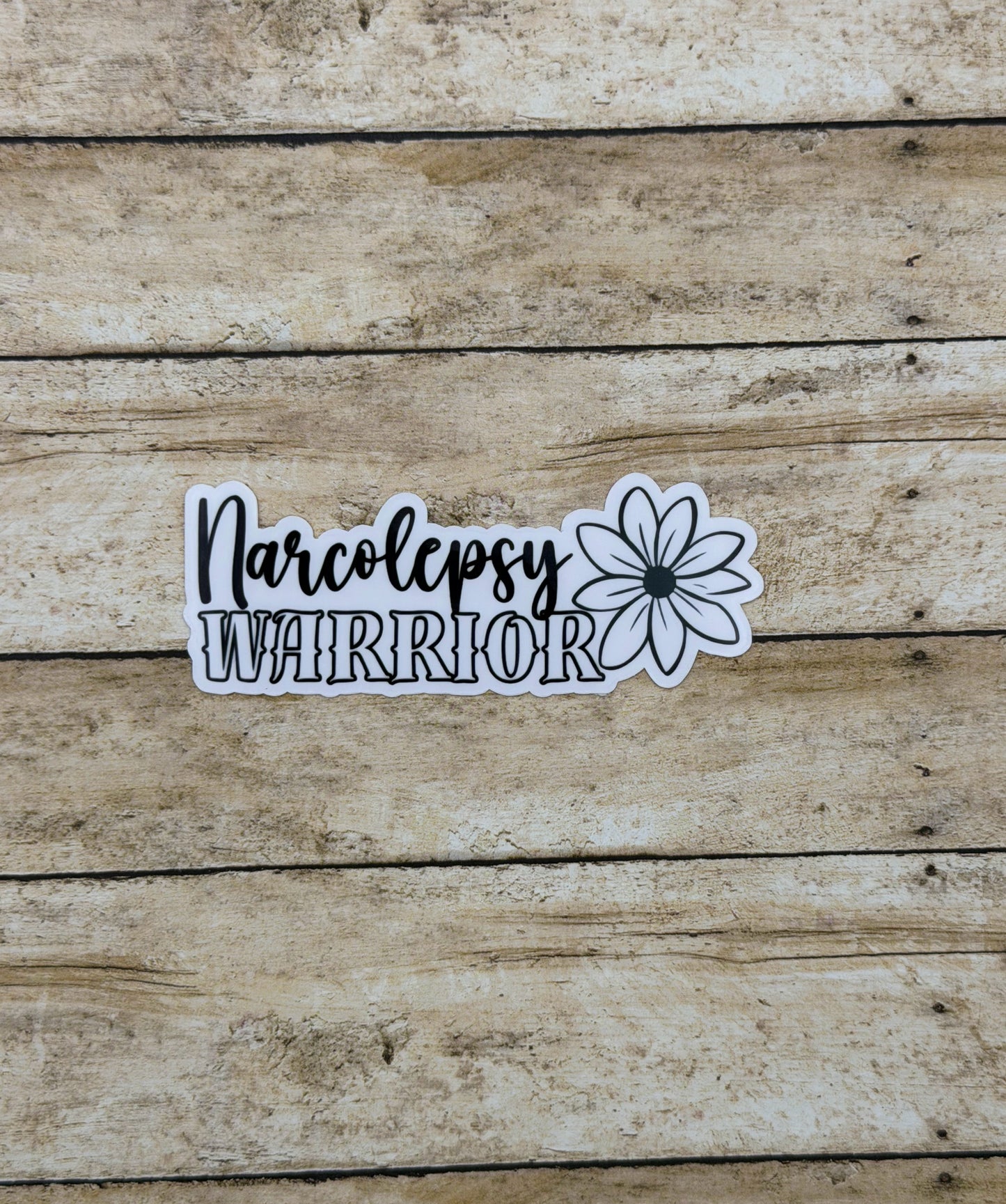 Narcolepsy Warrior Flower Sticker or Magnet
