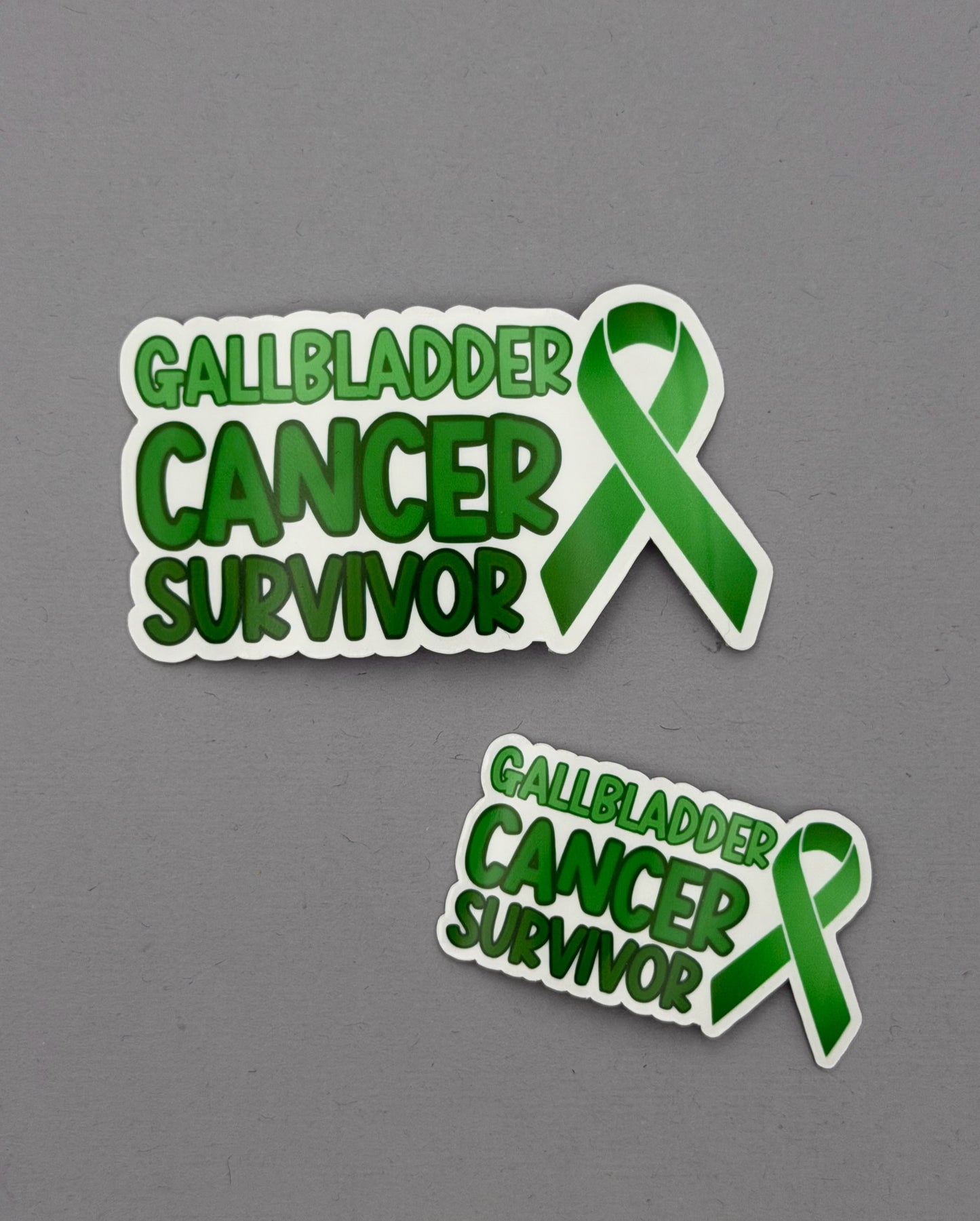 Gallbladder Cancer Survivor with Ribbon Sticker