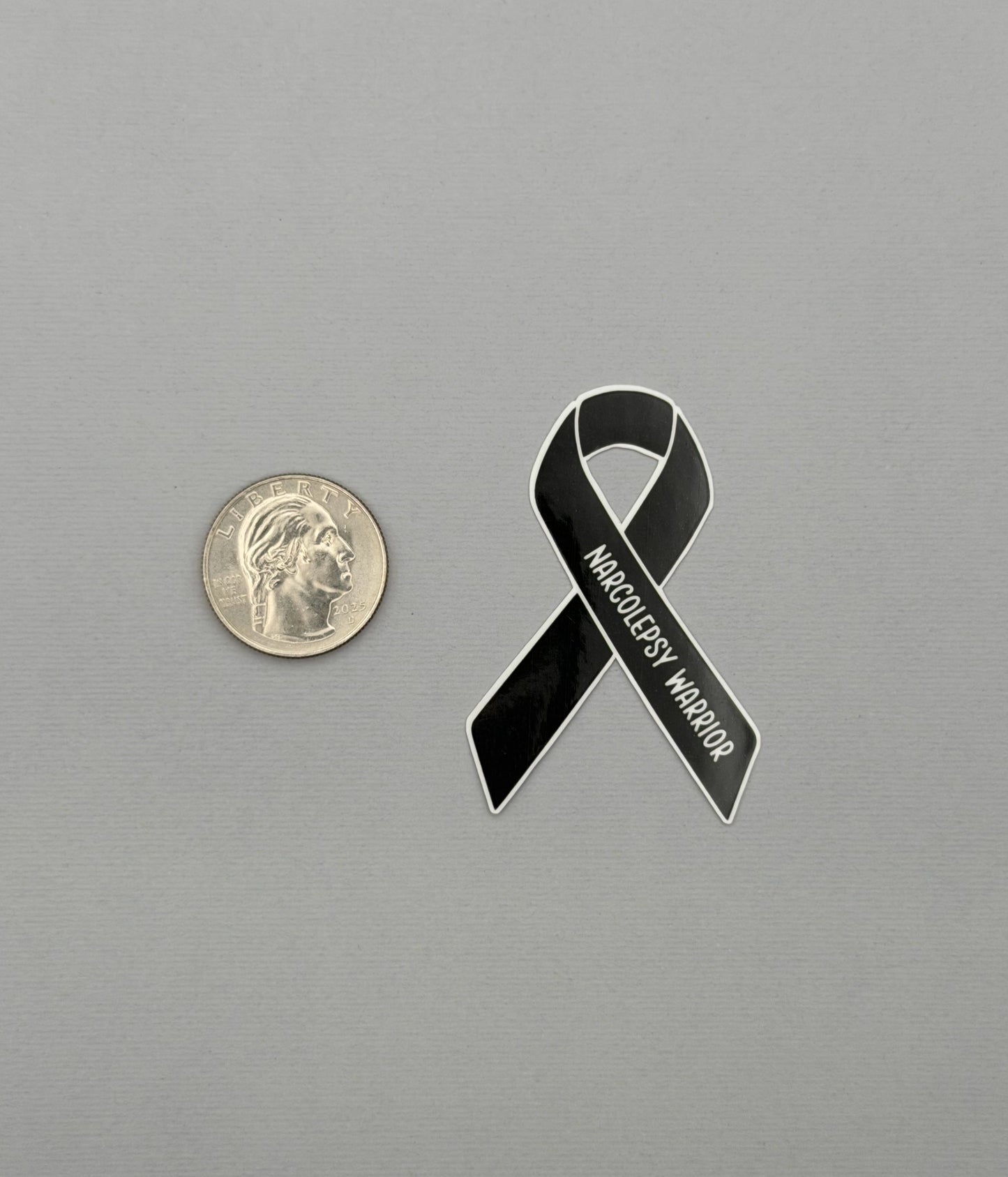 Narcolepsy Warrior Ribbon Sticker or Magnet