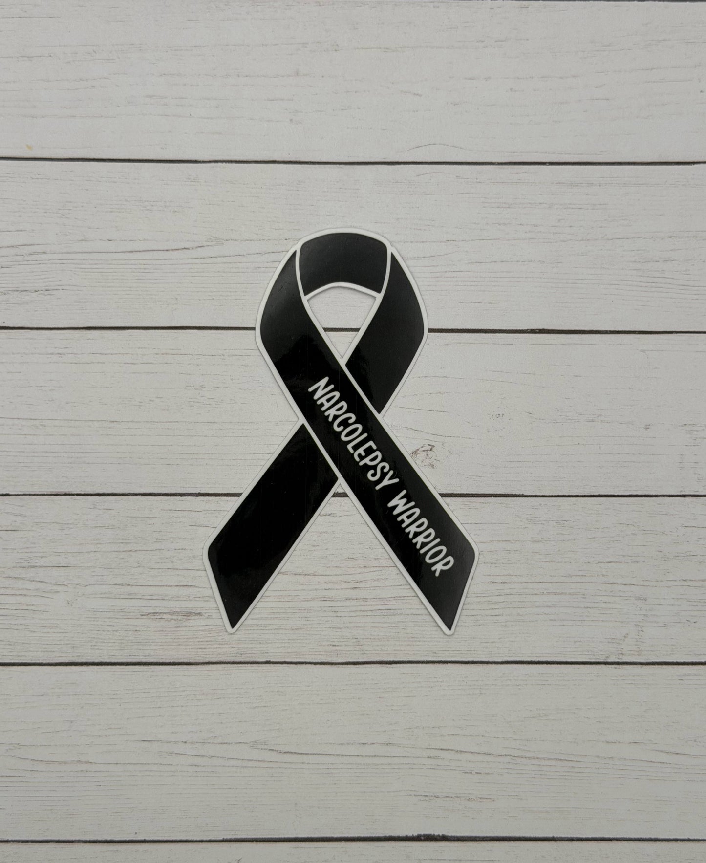 Narcolepsy Warrior Ribbon Sticker or Magnet