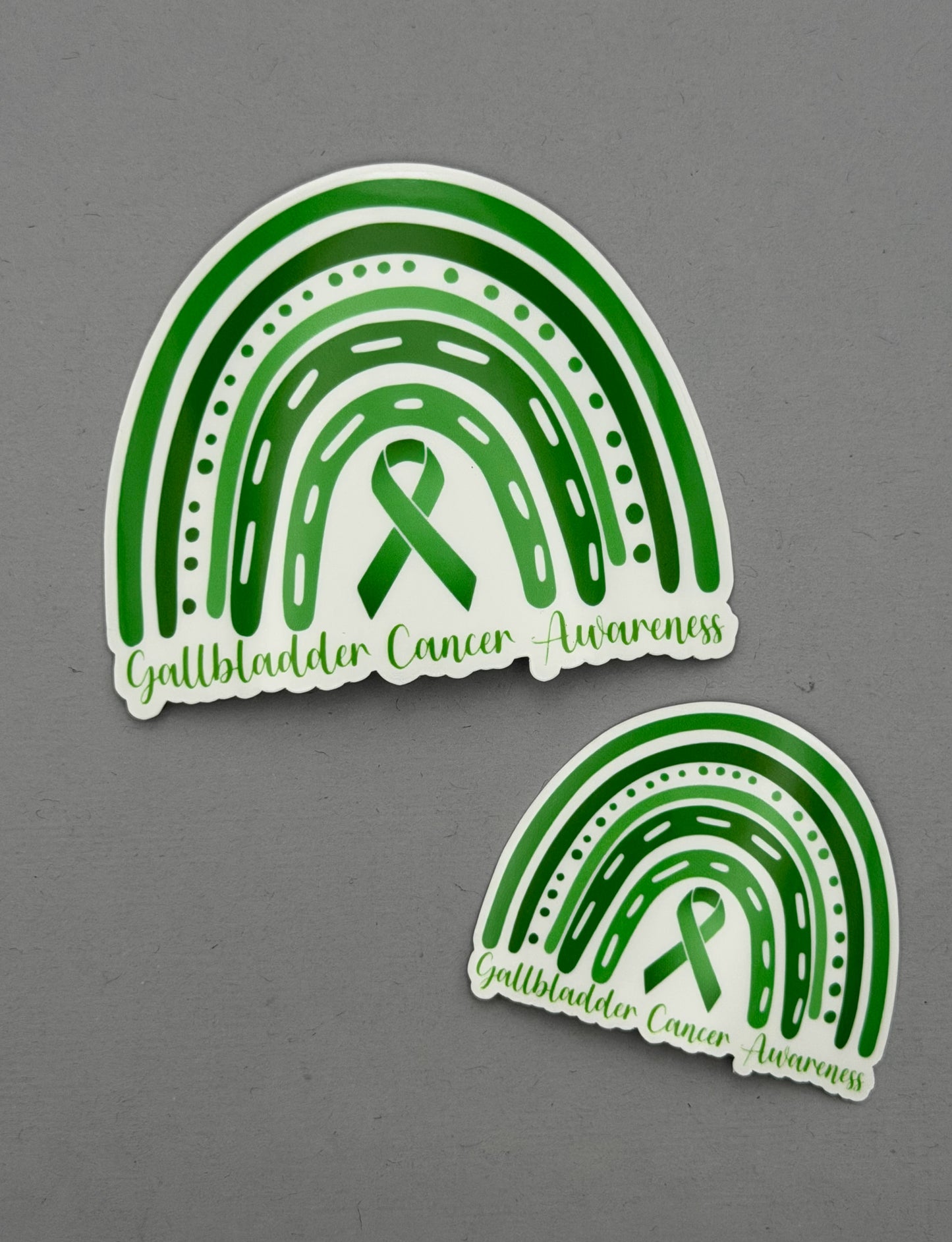 Gallbladder Cancer Awareness Rainbow Sticker