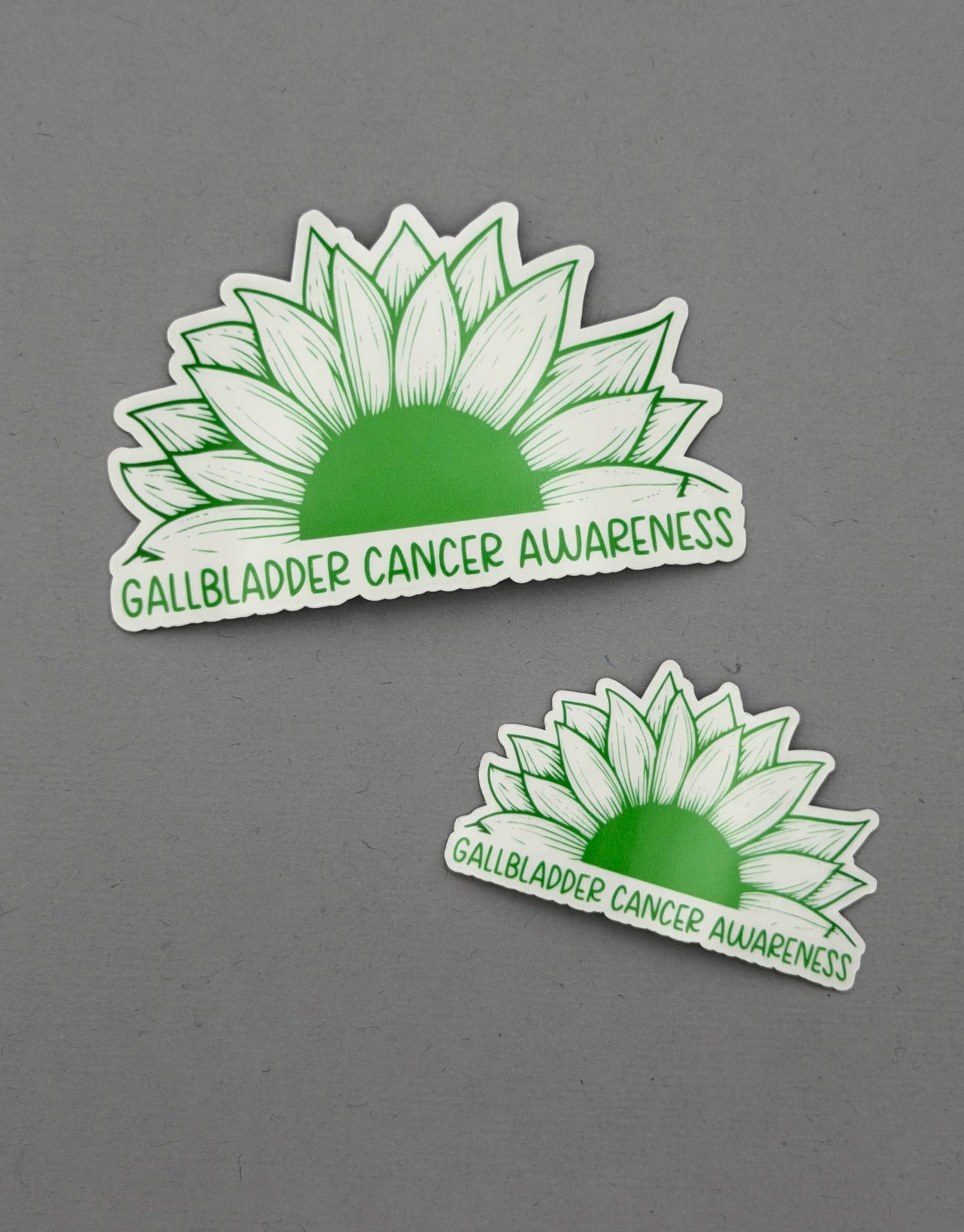 Gallbladder Cancer Awareness Sunflower Sticker