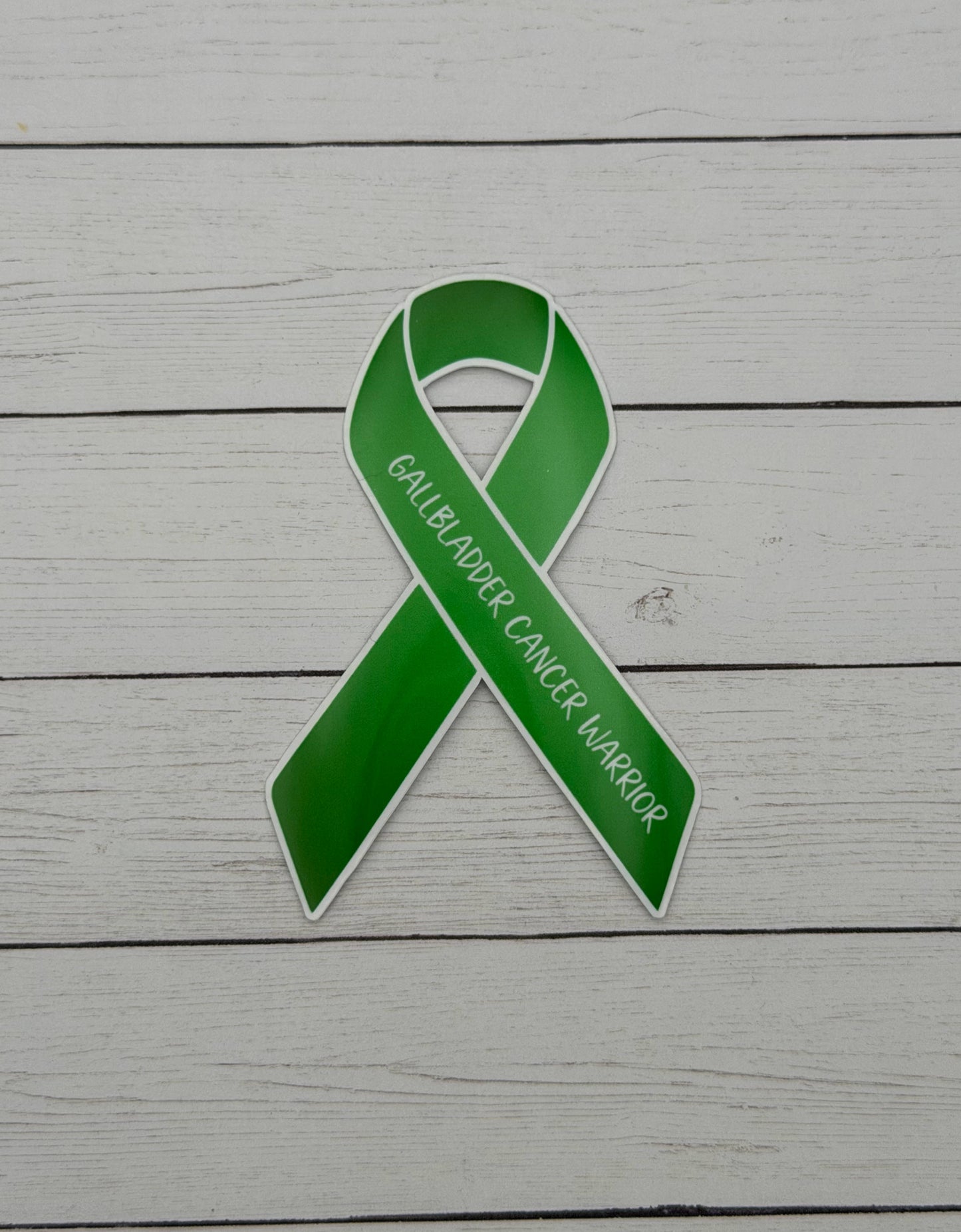 Gallbladder Cancer Warrior Ribbon Sticker