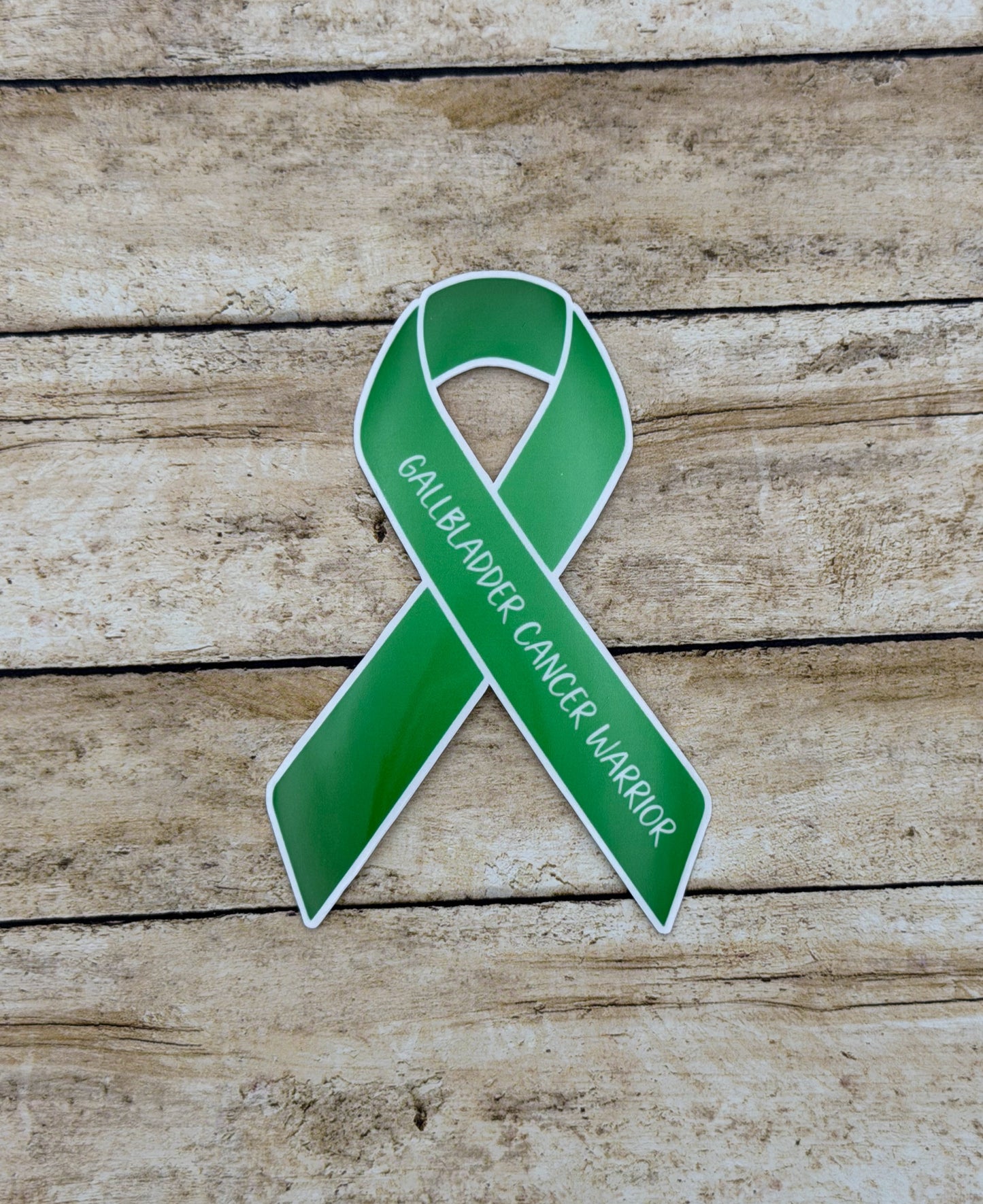 Gallbladder Cancer Warrior Ribbon Sticker