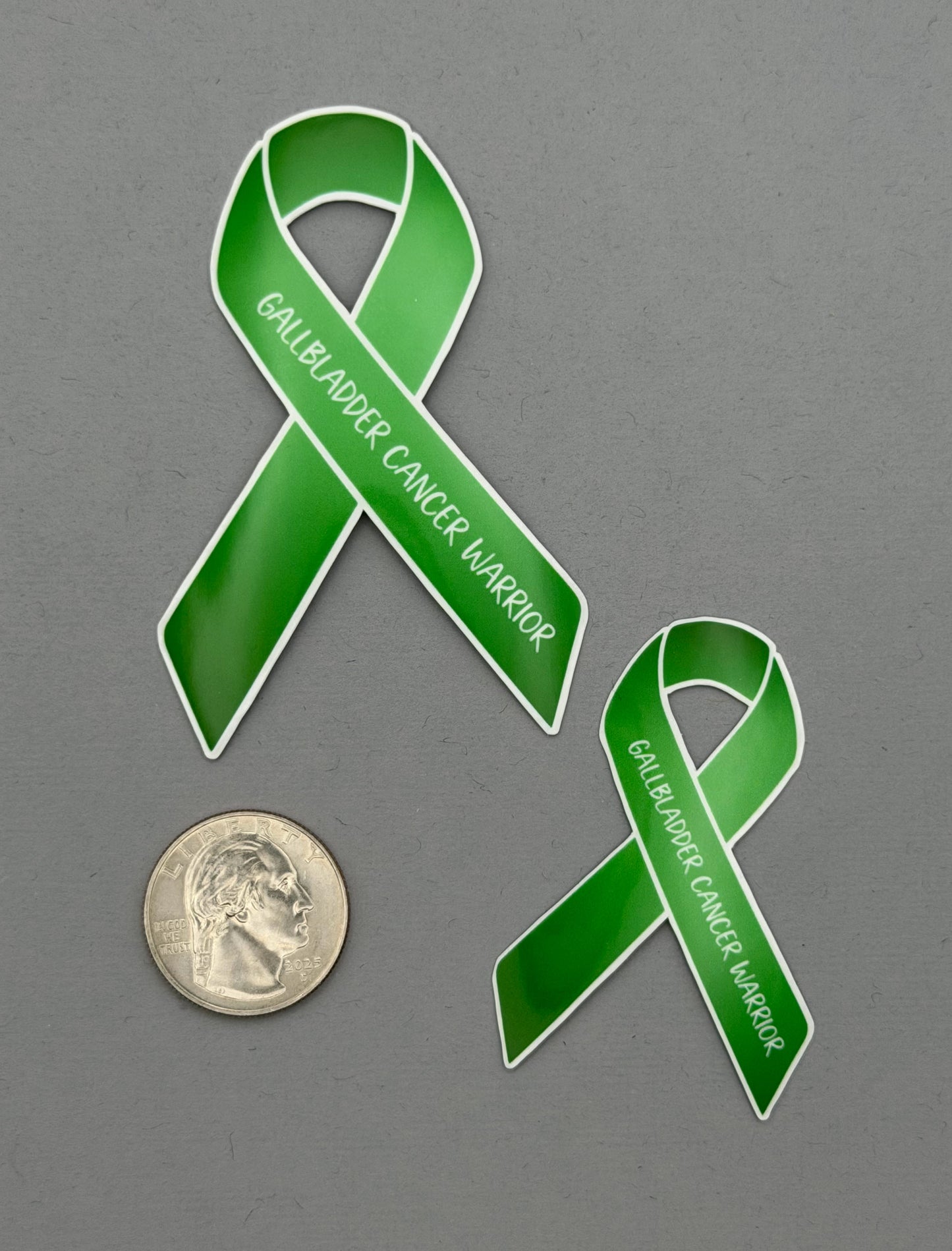 Gallbladder Cancer Warrior Ribbon Sticker