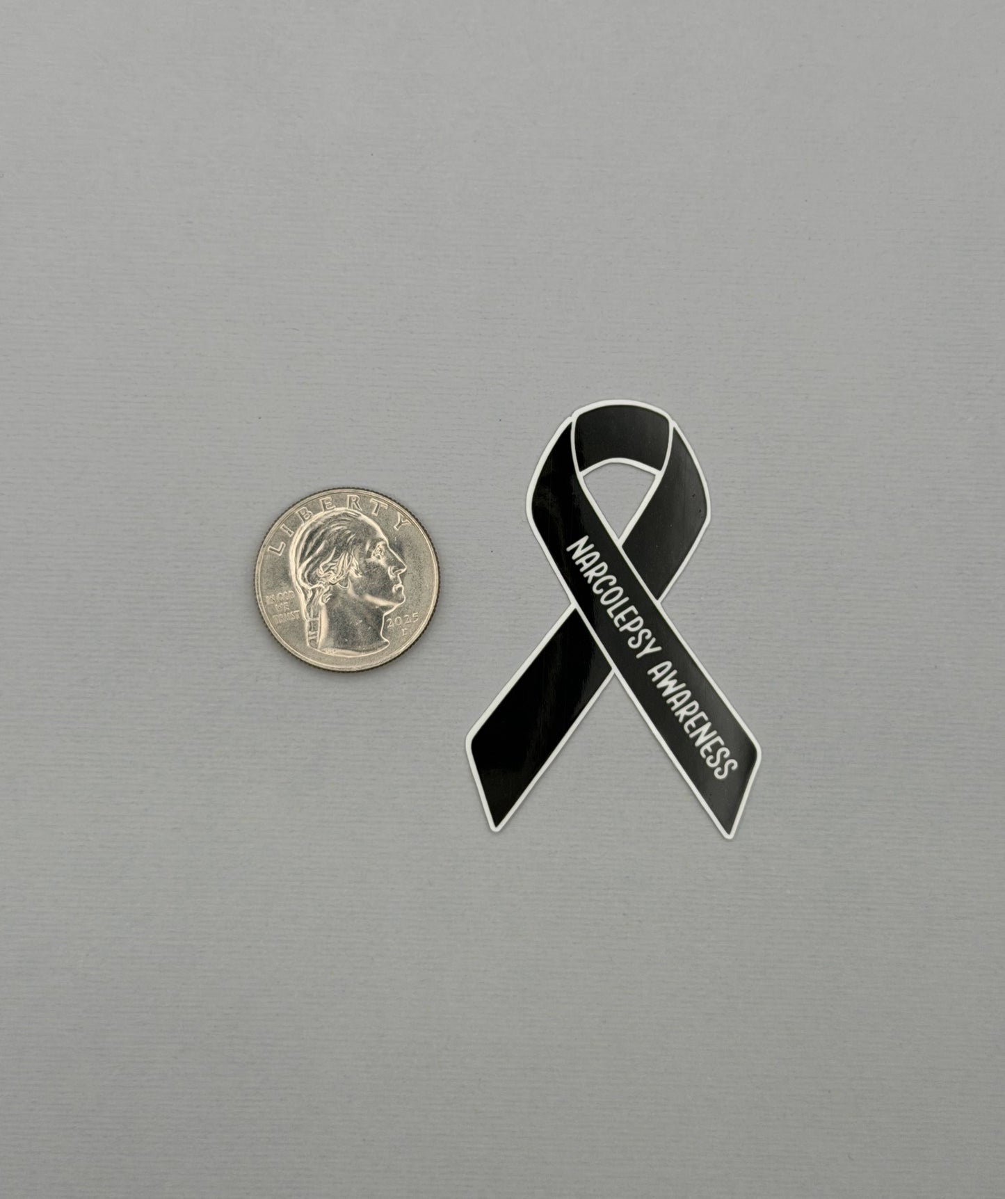 Narcolepsy Awareness Ribbon Sticker or Magnet