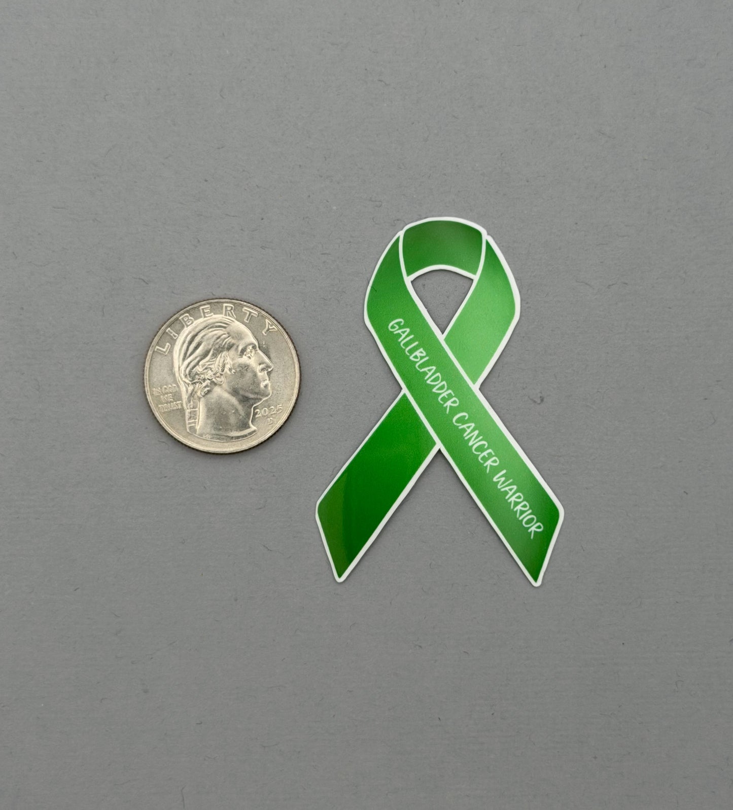 Gallbladder Cancer Warrior Ribbon Sticker
