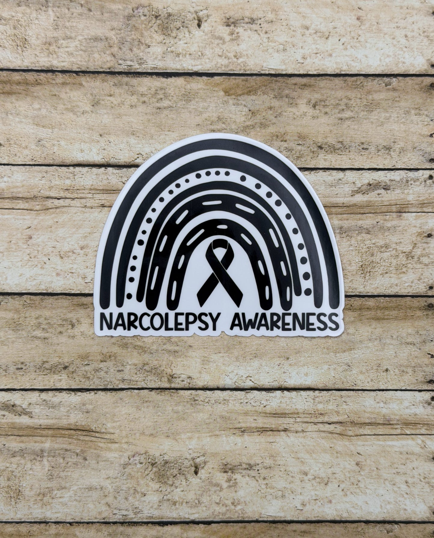 Narcolepsy Awareness Rainbow Sticker or Magnet