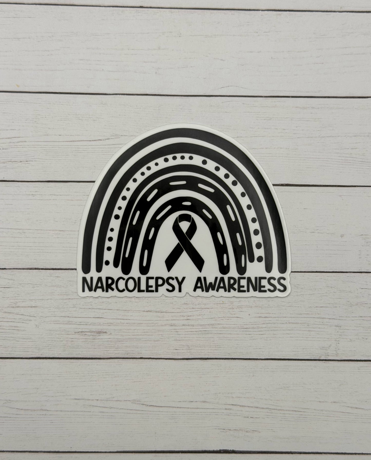 Narcolepsy Awareness Rainbow Sticker or Magnet