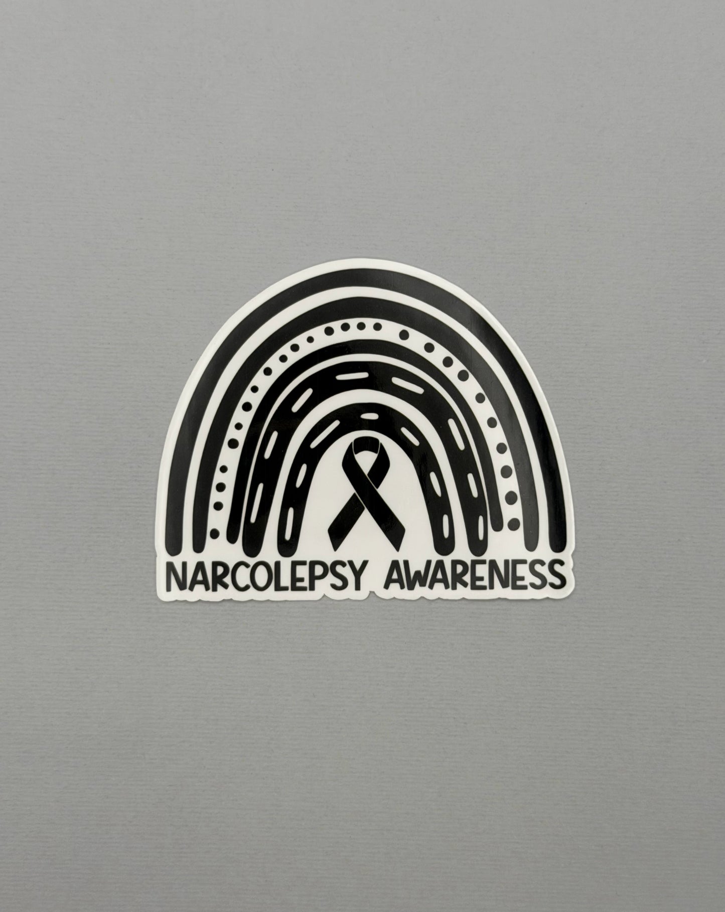 Narcolepsy Awareness Rainbow Sticker or Magnet