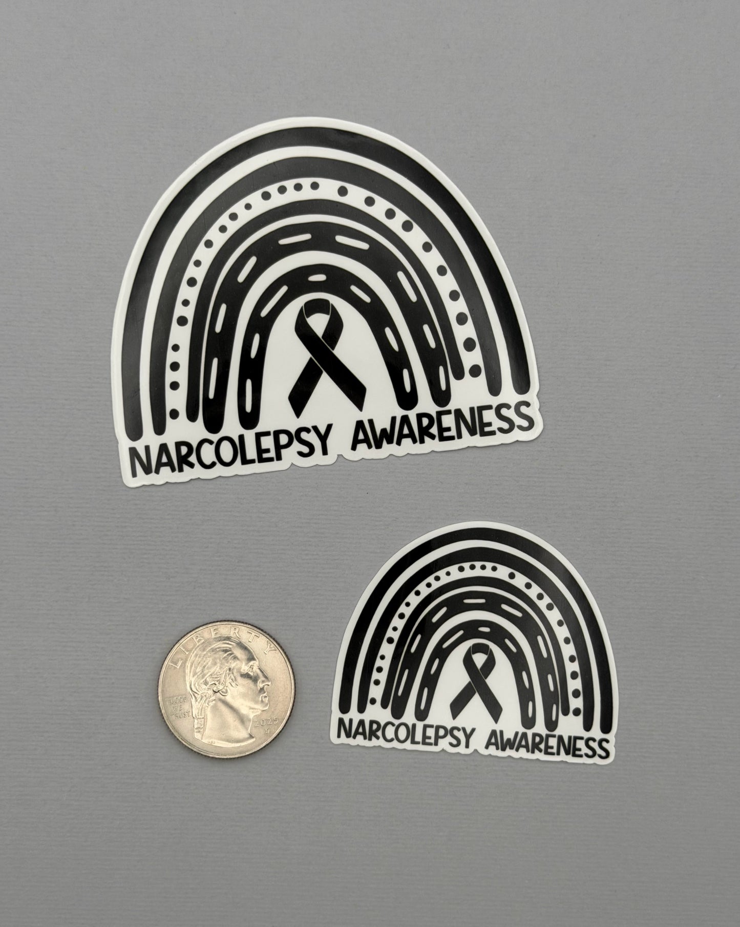 Narcolepsy Awareness Rainbow Sticker or Magnet